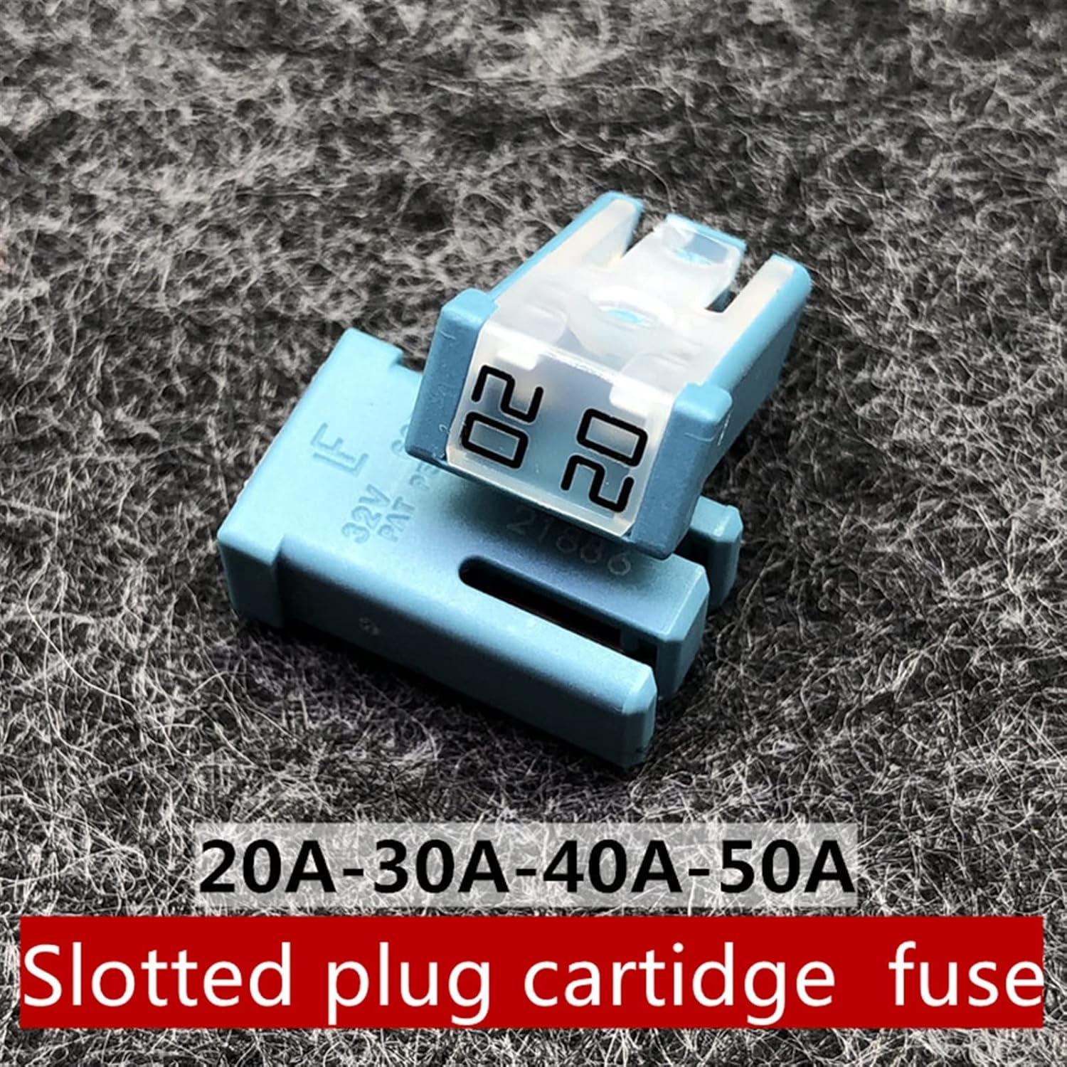 Cartridge Fuse Slotted Plug Car Fuse Assorted 15A 20A 25A 30 40A(40A)