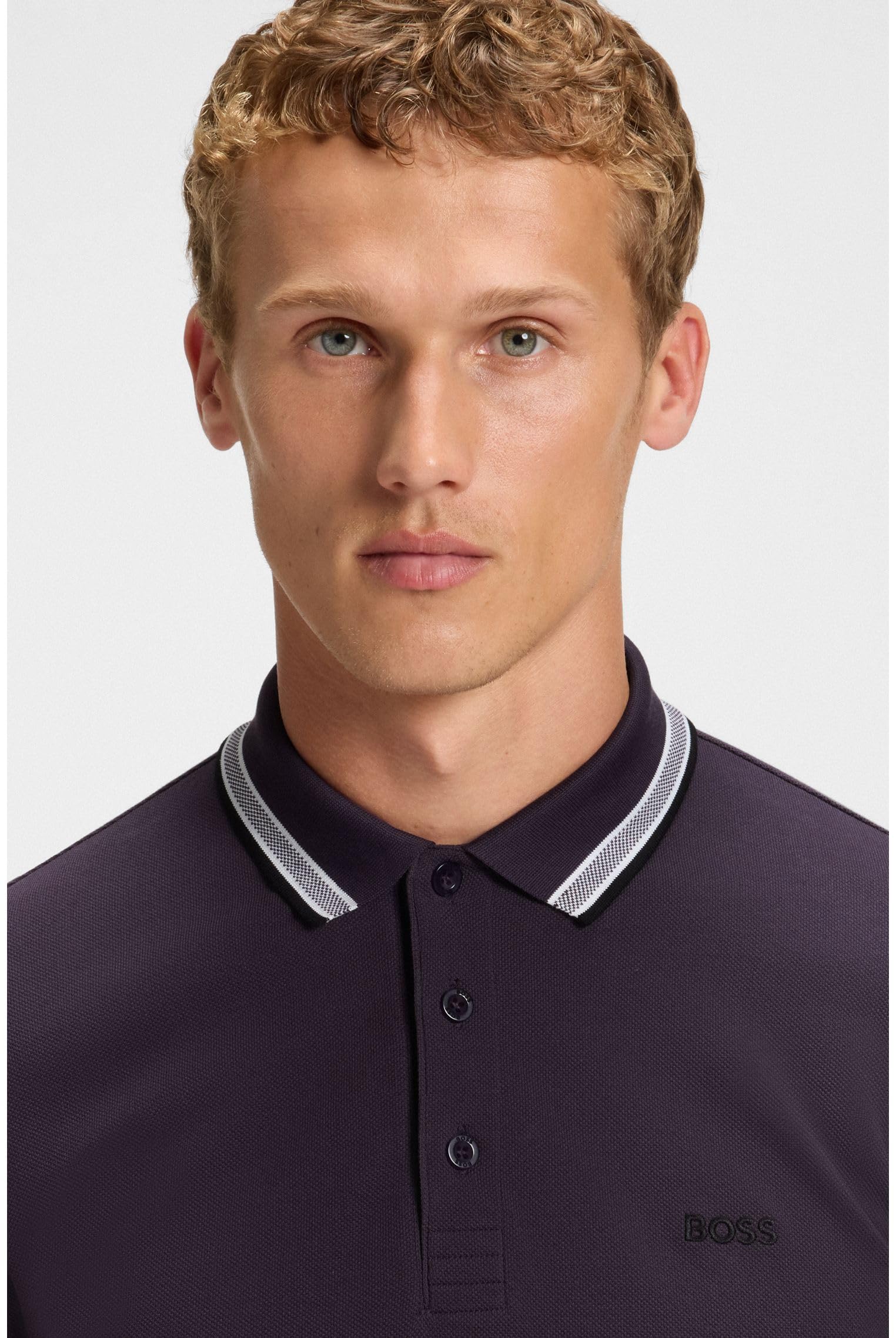 Boss GREEN Poloshirt Paddy Regular Fit atmungsaktive Piqué-Webstruktur – Bild 3