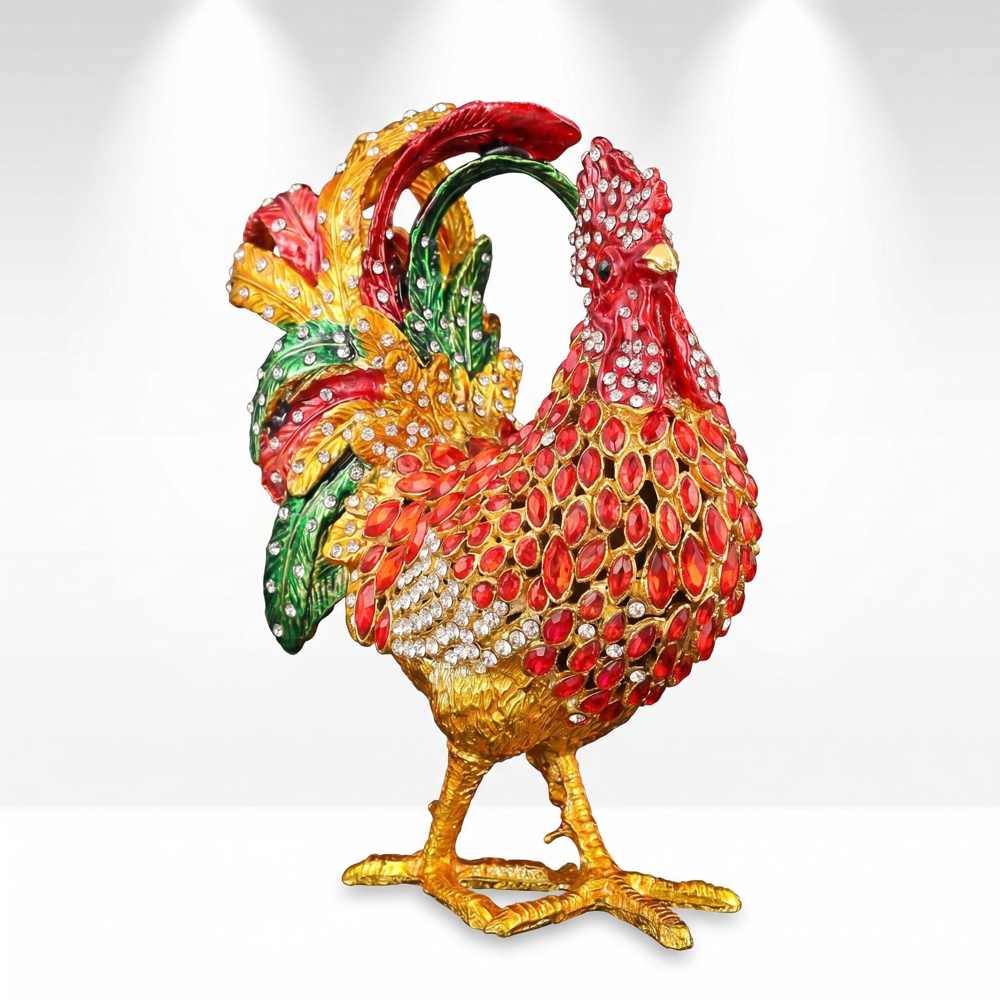 Boîte à bijoux coq : le cadeau unique parfait pour la maison