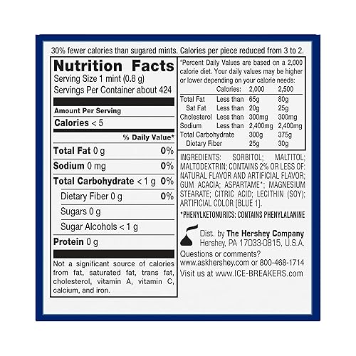 Vista 2 de Ice Breakers de menta sin azúcar
