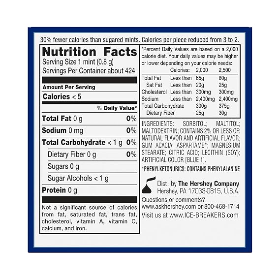 ICE BREAKERS Coolmint Sugar Free Mints Tins, 1.5 oz (8 Count)