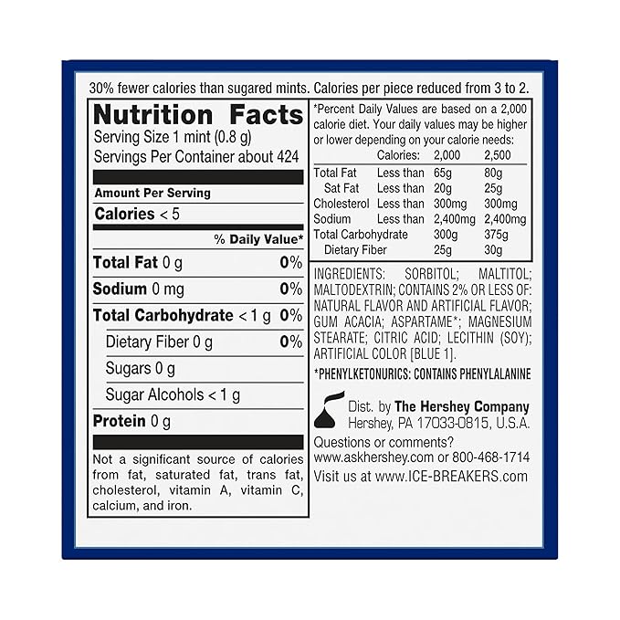 ICE BREAKERS Caramelo Coolmint Sin Azúcar, Lata 1.5 oz (Paquete de 8) miniatura 2