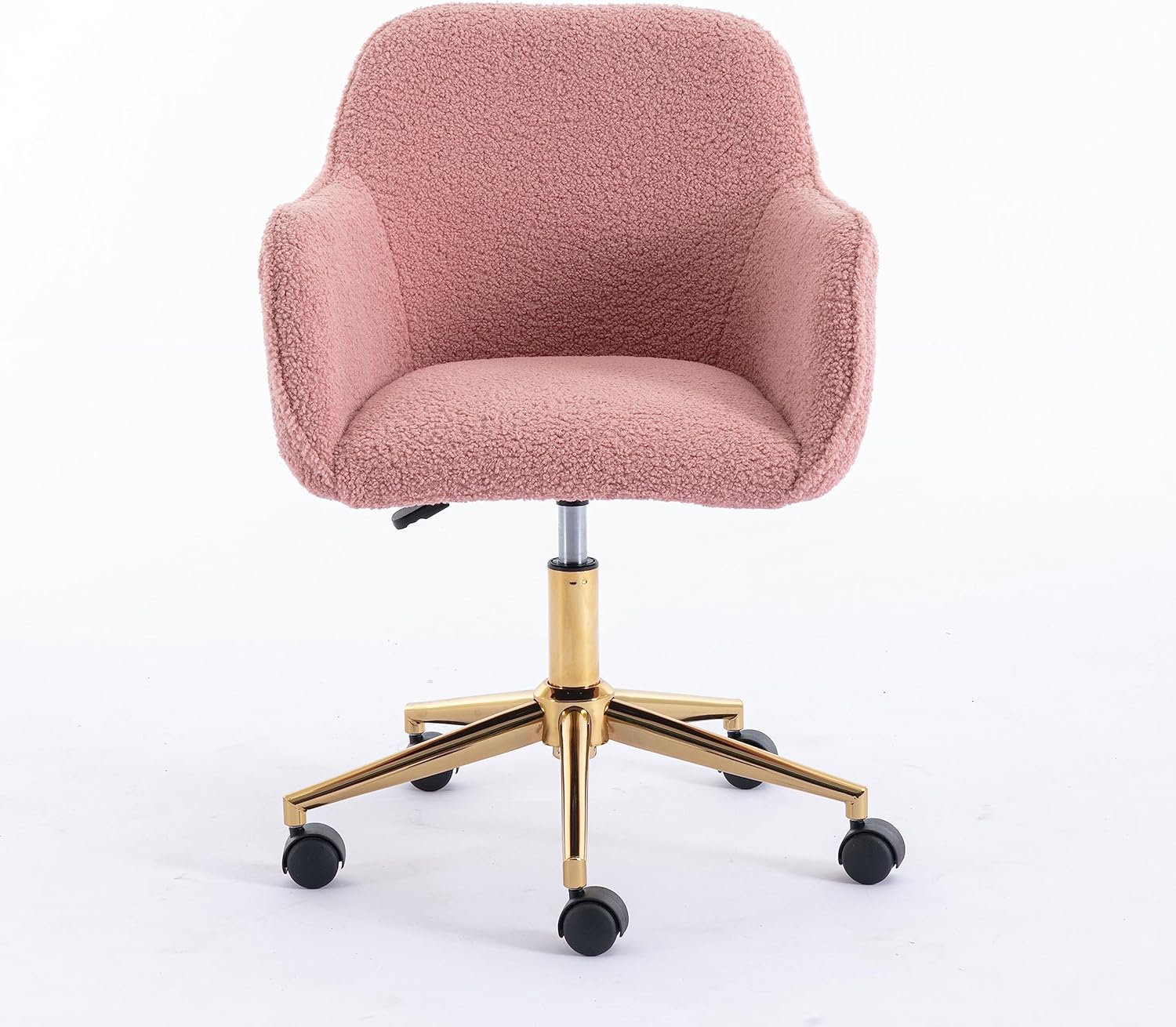 Maotifeys Faux Fur Desk Chair with Wheels Modern Furry