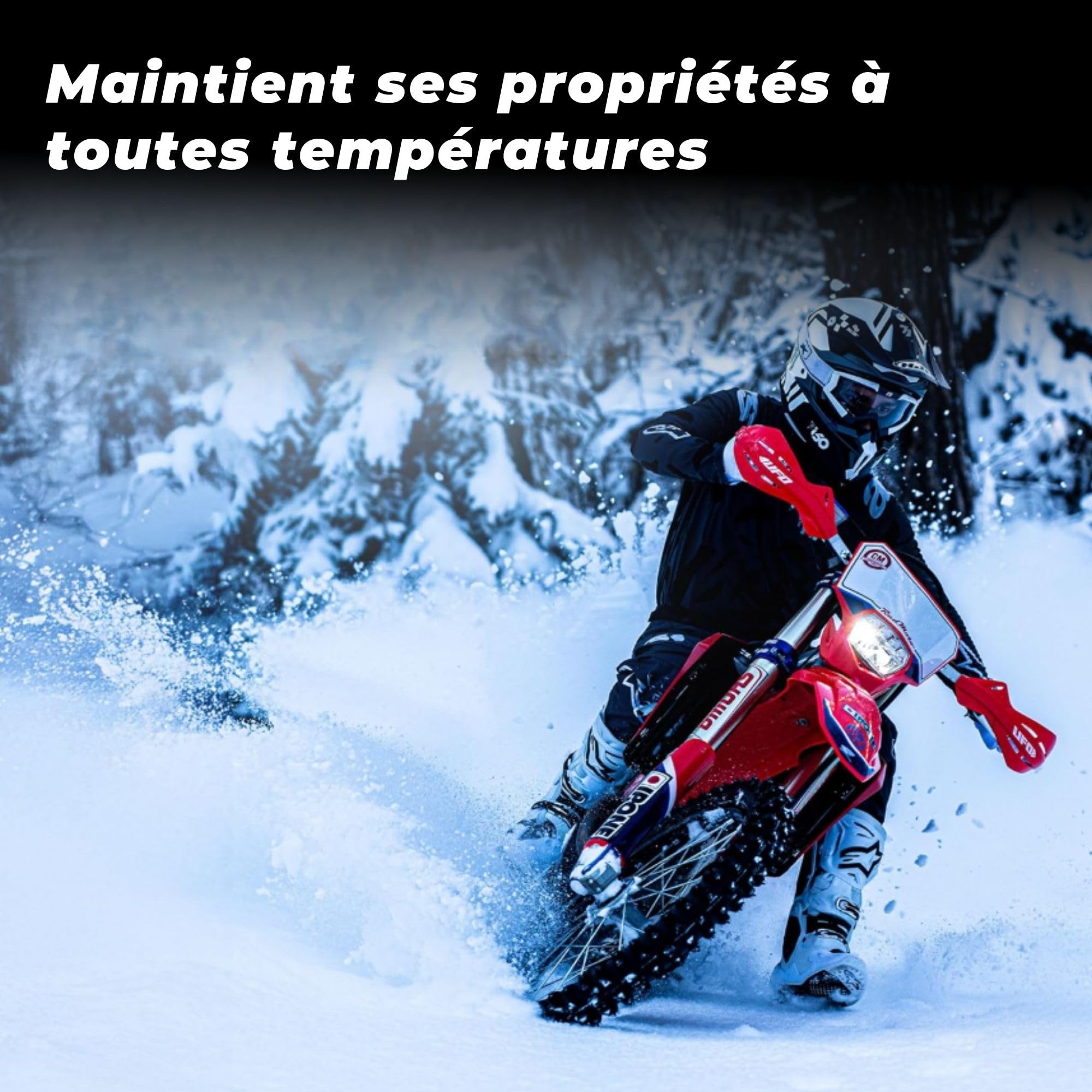 IPONE – Huile de Fourche Moto - Fork 10 – Semi-synthétique - Anti-friction et Anti-Emulsion - Bidon 1L
