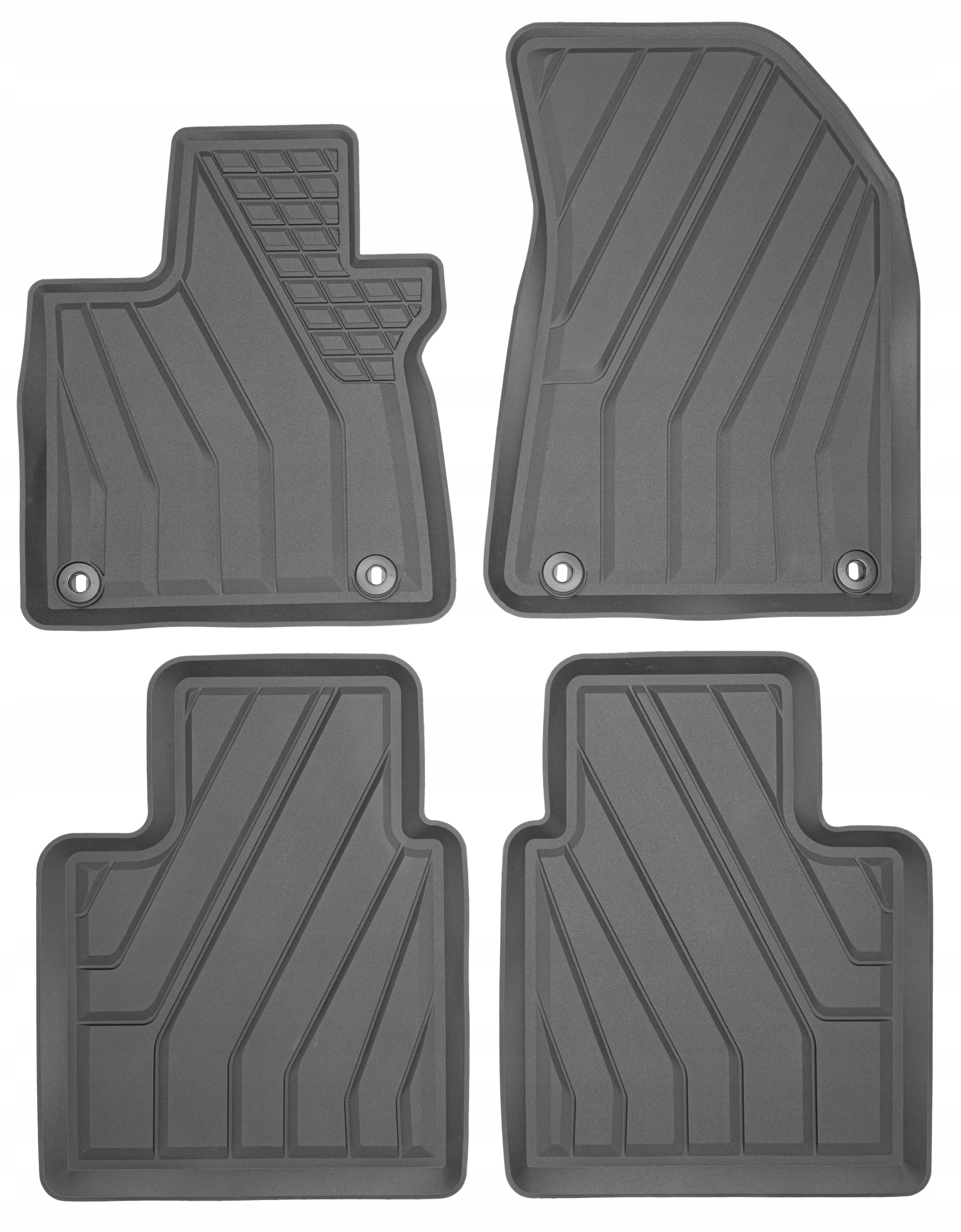 Tappetini auto ALLTIME a vaschetta in gomma 3D su misura per MG HS PHEV