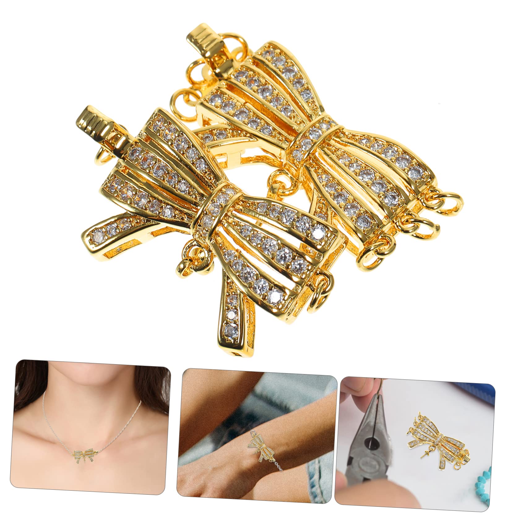 COHEALI 10pezzi Chiusure Magnetiche Per Collane e Bracciali Connettori Per Gioielli Multistrato Fibbia Per Pendenti Anelli Anello Accessorio Versatile Per Fai Da Te e Creazioni Di Gioielli
