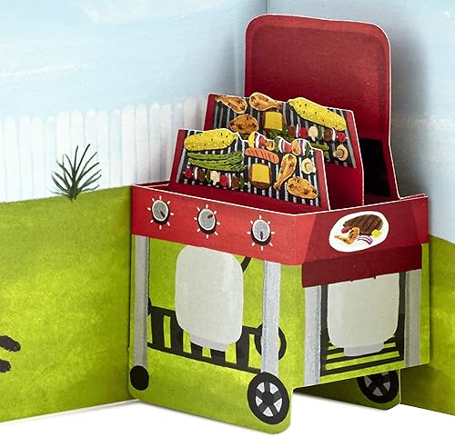 Miniatura 5 de Hallmark Paper Wonder Pop Up - Tarjeta de felicitación para el día del padre., Pop Up, Barbacoa