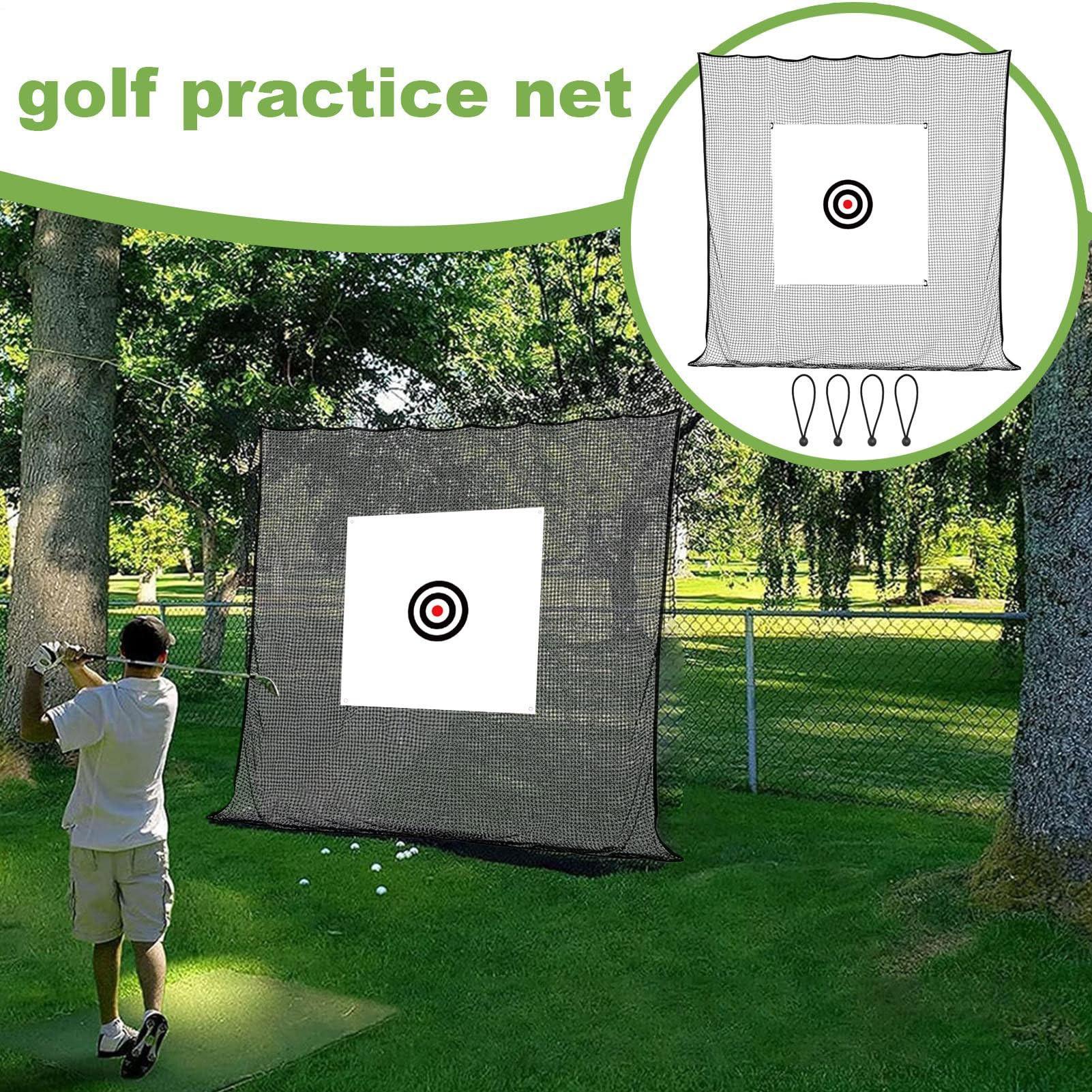 Golf Übungsnetz Balltraining Rückhaltevorrichtung | Multifunktionales Trainingszubehör Für Innen Außen Haus Garten Rasen