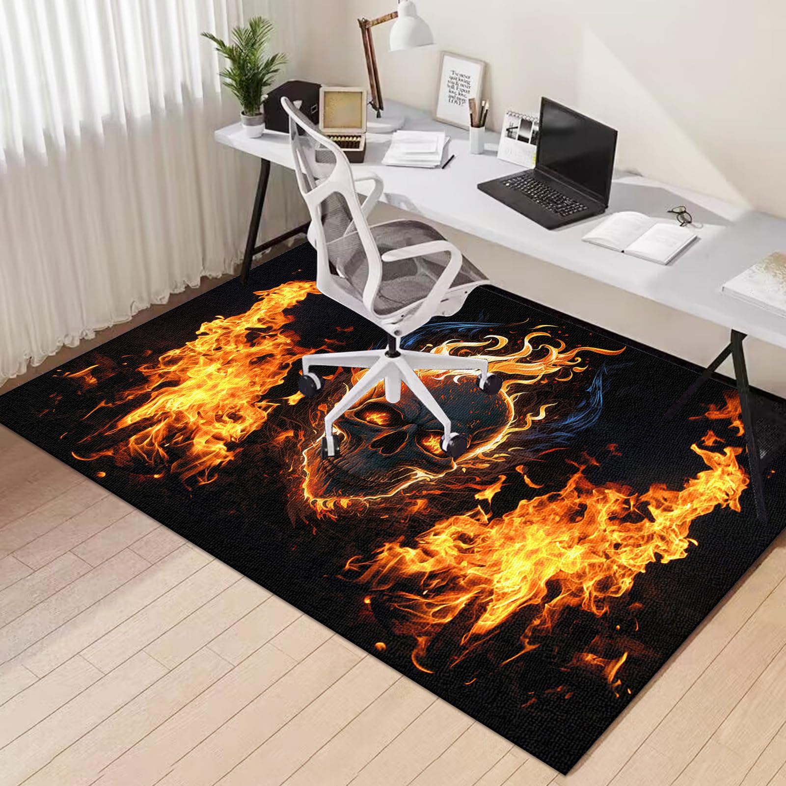 Grande Tappeto Sedia Gaming per Pavimenti Duri 160 x 200 cmTappeto per Sedia con Ruote Tappetino per Sedia da Ufficio Protettore del Pavimento Antiscivolo Tappetino Sedia da Scrivania Antigraffio