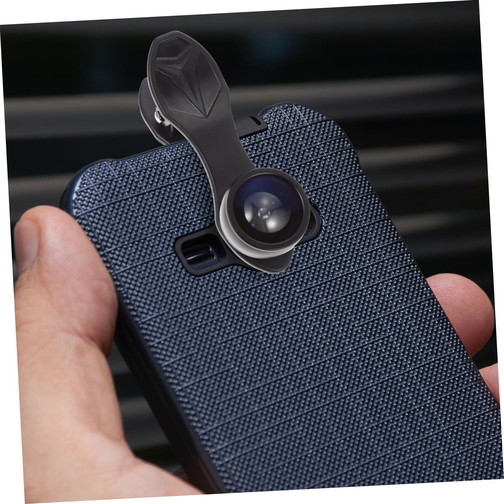 Kit Lente per Fotocamera Telefono 10 in 1 Nero, Clip Multifunzionale | Lega di Alluminio e Vetro, Macro e Grandangolo, per Riprese Ravvicinate