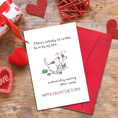 Miniatura 3 de Ogeby Divertida tarjeta de San Valentín para perros, regalos groseros para el día de San Valentín para amantes de los perros, ideas de regalo de