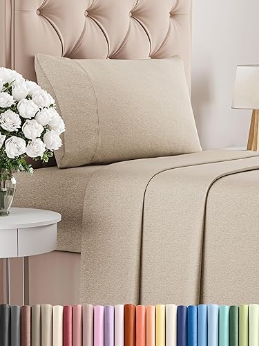 Juego de sábanas de 3 piezas de tamaño individual, cómodas, transpirables y refrescantes, sábanas de lujo de hotel para mujeres y hombres, bolsillos