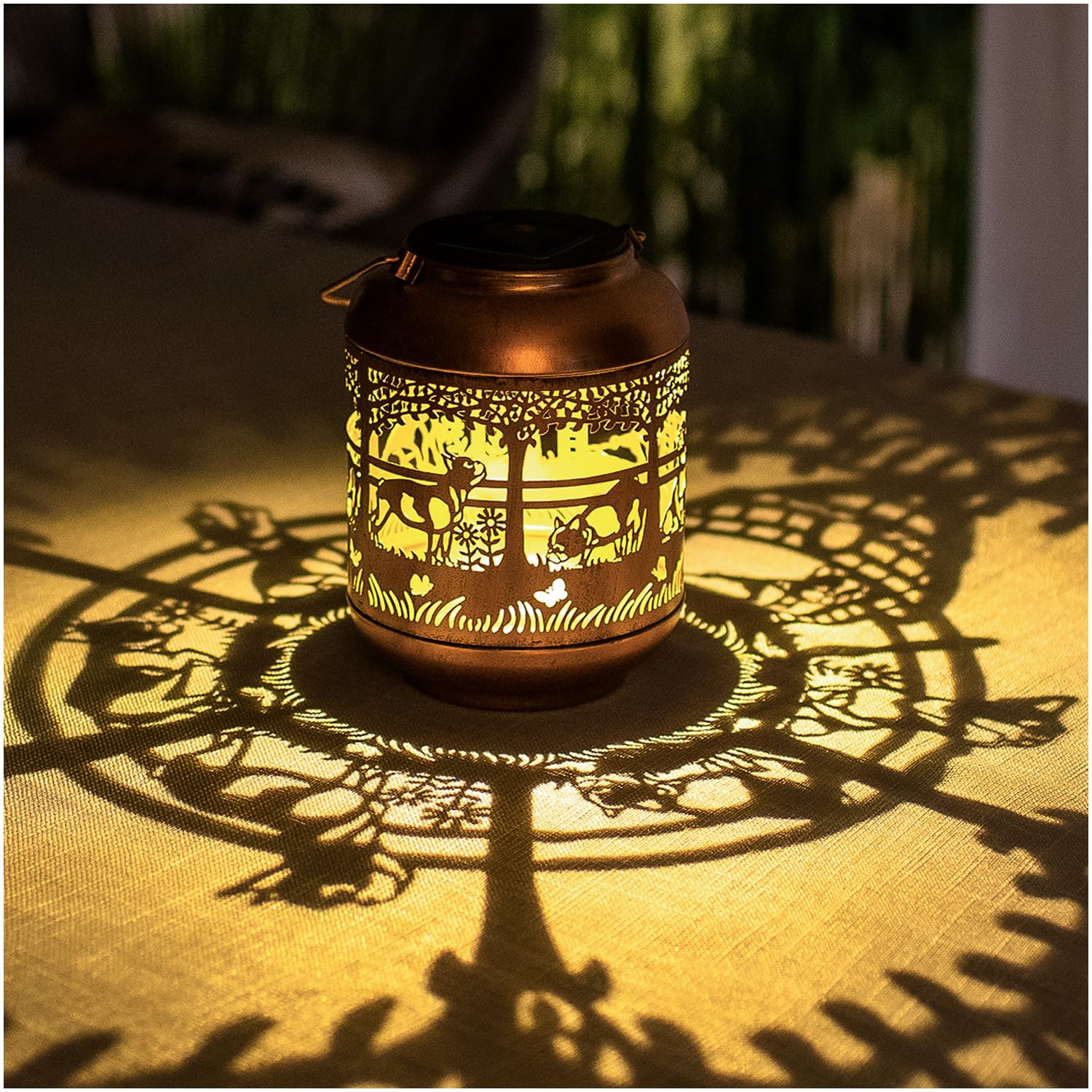 Amazon.com: French Bulldog Solar Lanterns Outdoor Waterproof