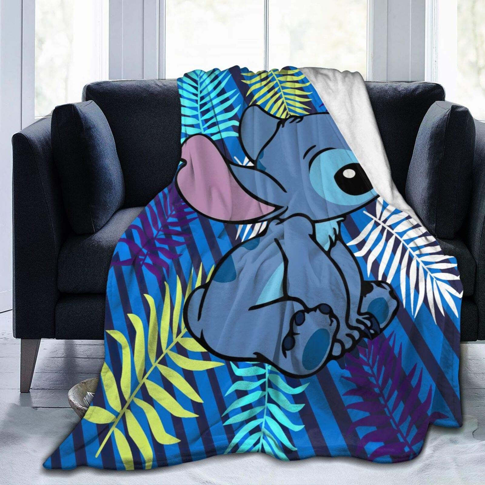 Cartoon Throw Blanket Ultra-Soft Cozy Microfiber Fleece Throw Blankets for Home Couch, Bed and Sofa 50"×40"