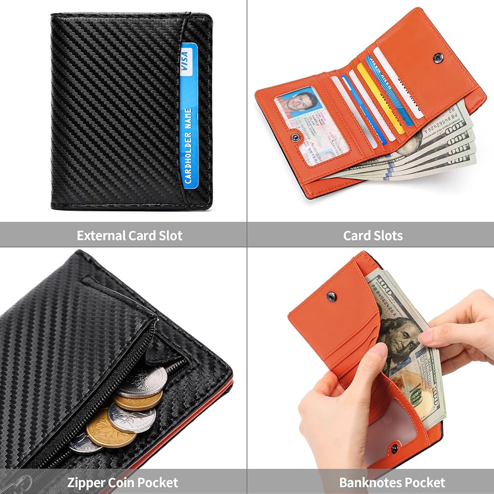 Amazon.com: GAEKEAO Mens Wallet Slim Bifold RFID Blocking Thin Amazon.com: GAEKEAO Mens Wallet Slim Bifold RFID Blocking Thin