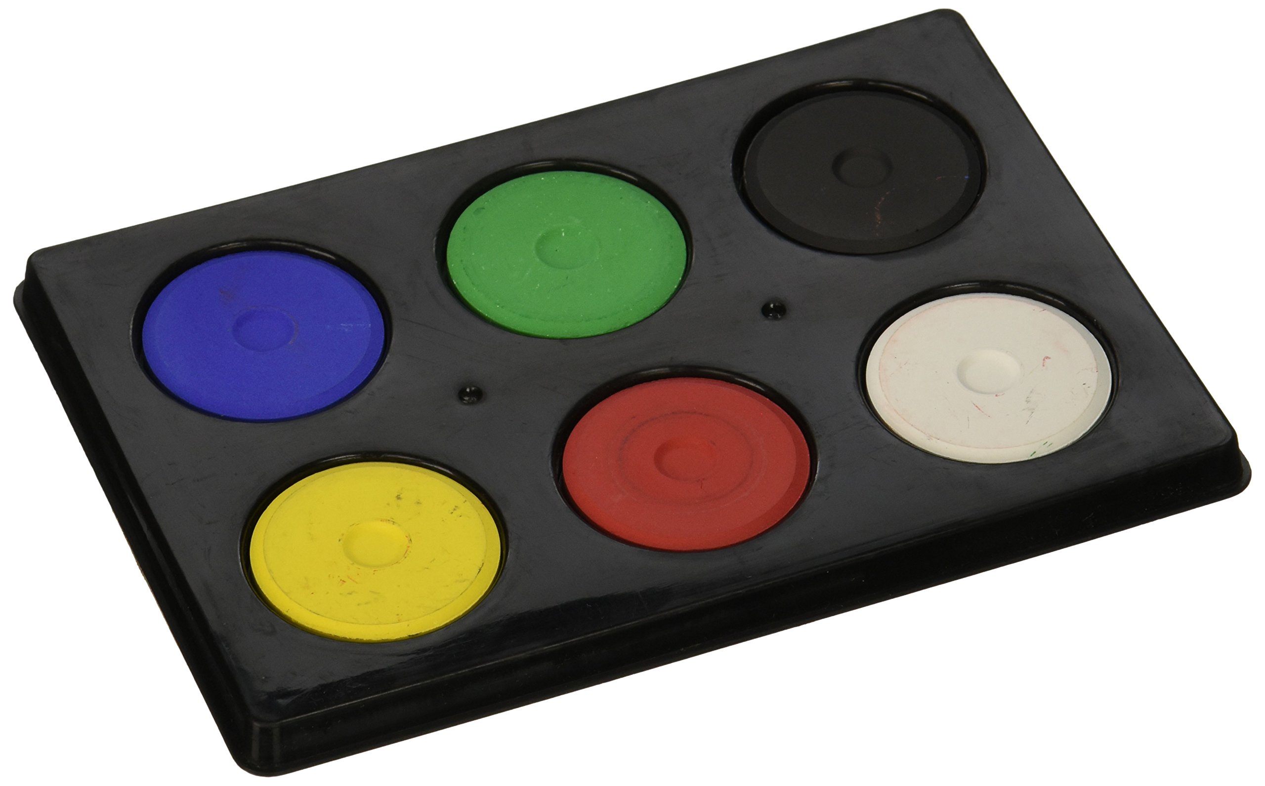 Jack Richeson Tempera Cakes 6 Color Set in Tray, Mini