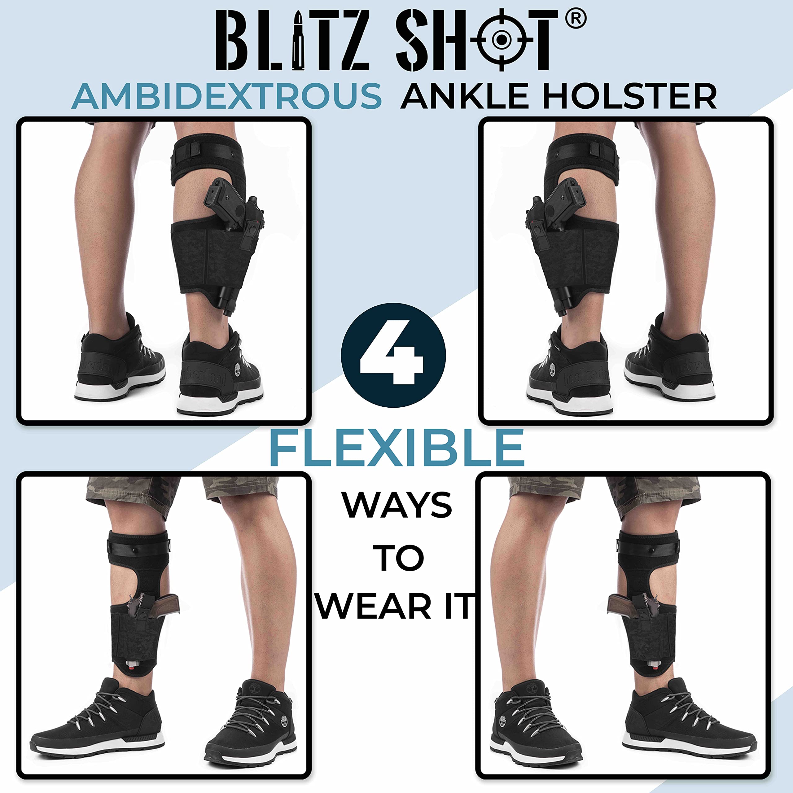 Ankle Holster for Concealed Carry Secured and Comfortable Enhanced