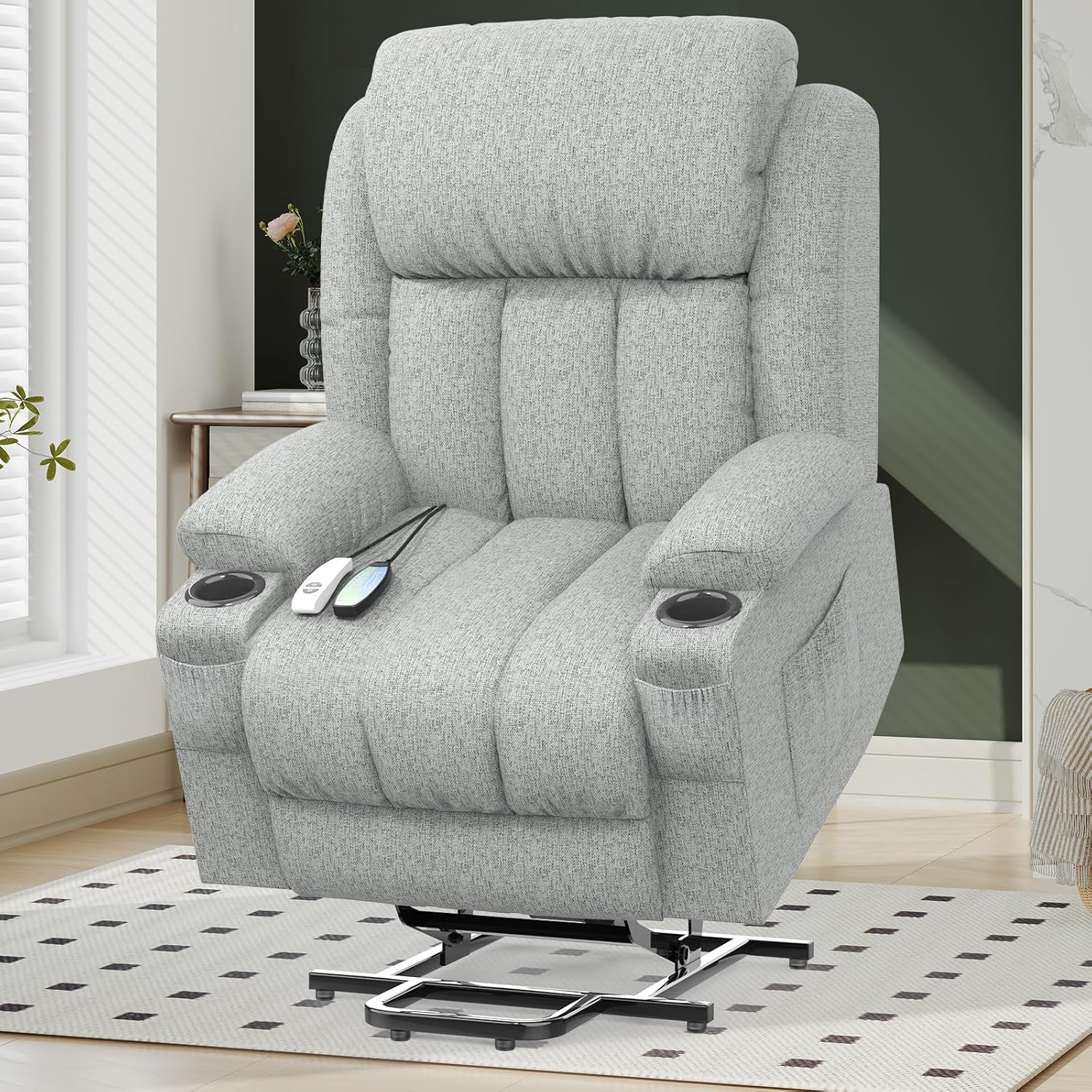 YONISEE Lift Chair Recliners for Elderly, Recliner Chair with Massage