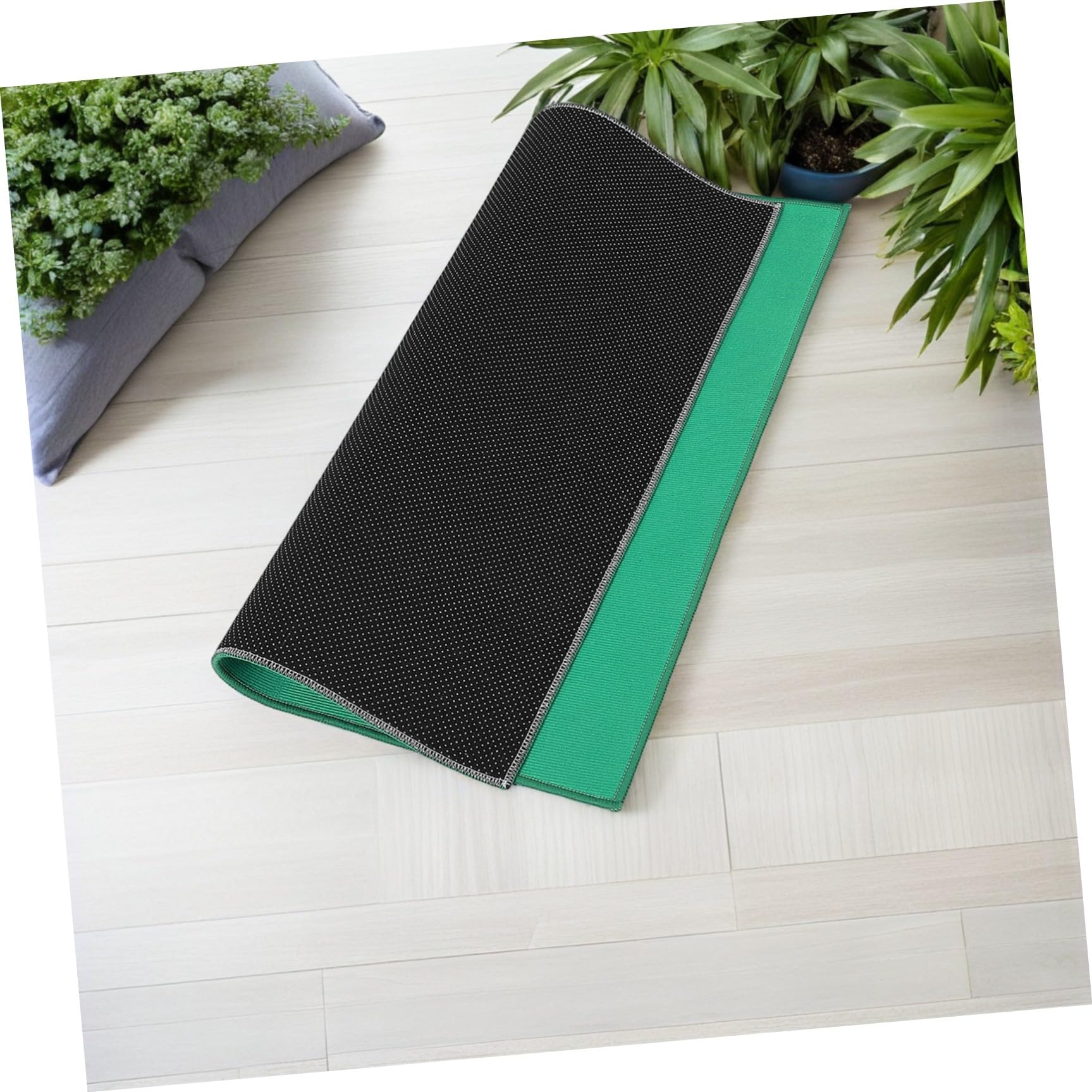 Adorainbow Tapis de Jeu de Mahjong Carré 90x90 Cm Vert, Tapis de Table Épais Antidérapant et Antibruit pour Jeux de Société, Accessoires Mahjong et Décoration de Fête