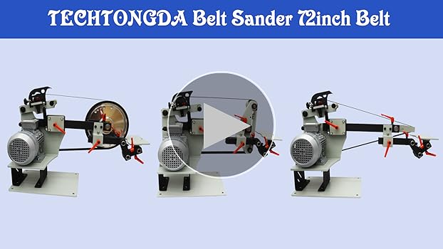 TECHTONGDA Belt Sander Grinder Variable Speed 72inch Belt