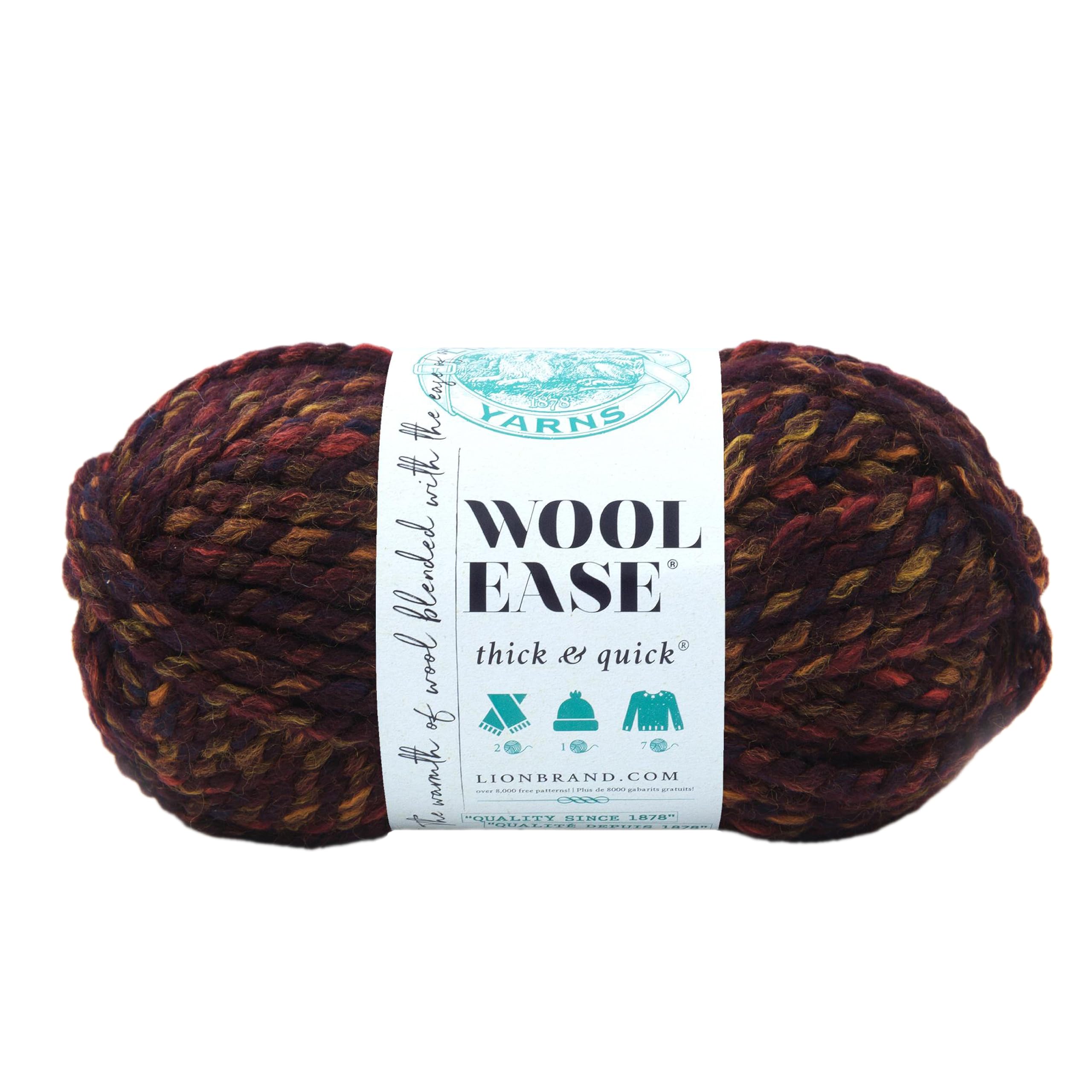 Lion Brand Yarn Company 640-622 Wool-Ease Thick & Quick Yarn, Harvest — image 1