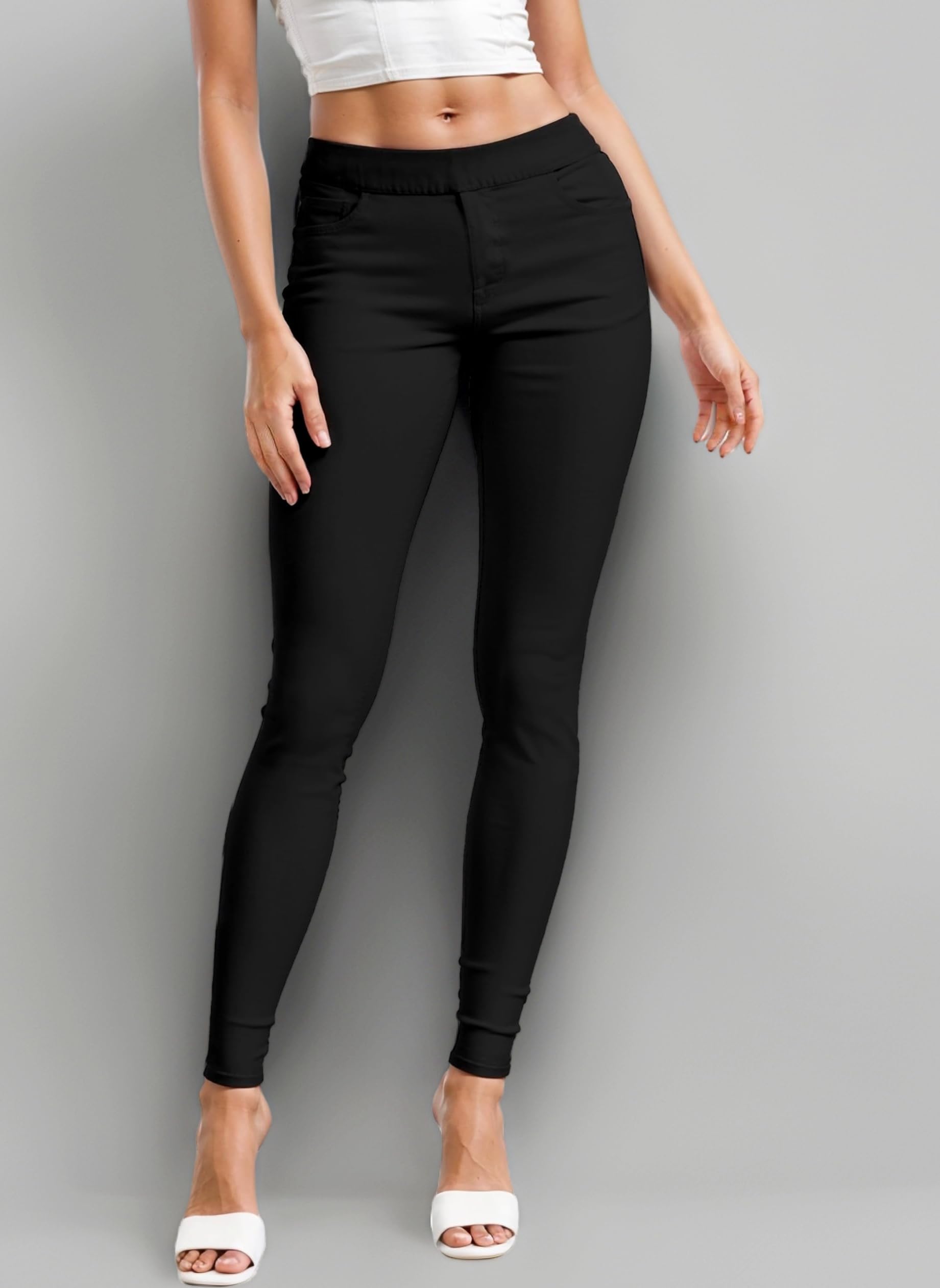 Women's Pull on Jeans Skinny