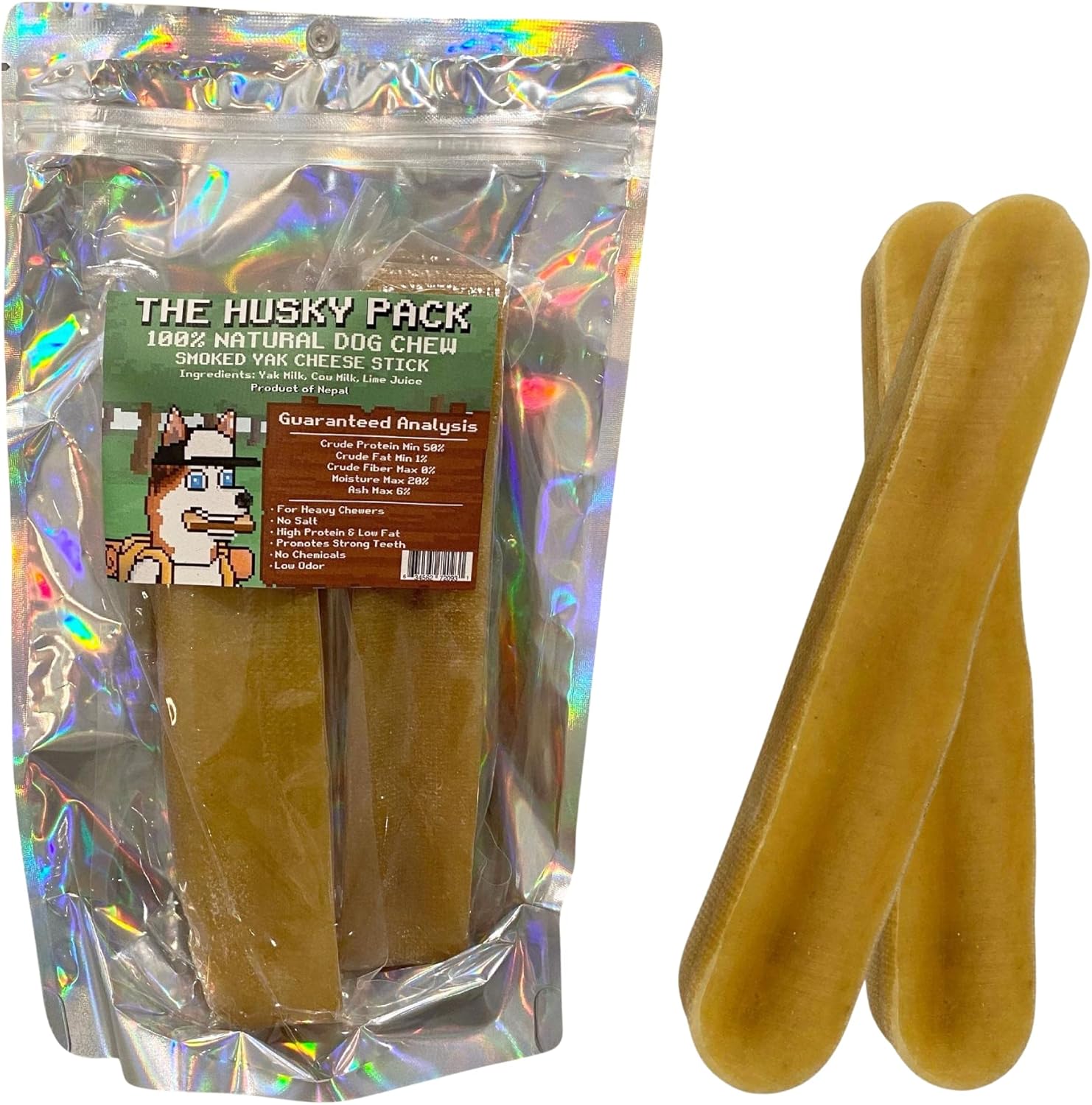The Husky Pack Himalayan Yak Cheese Chew Sticks (2Pack