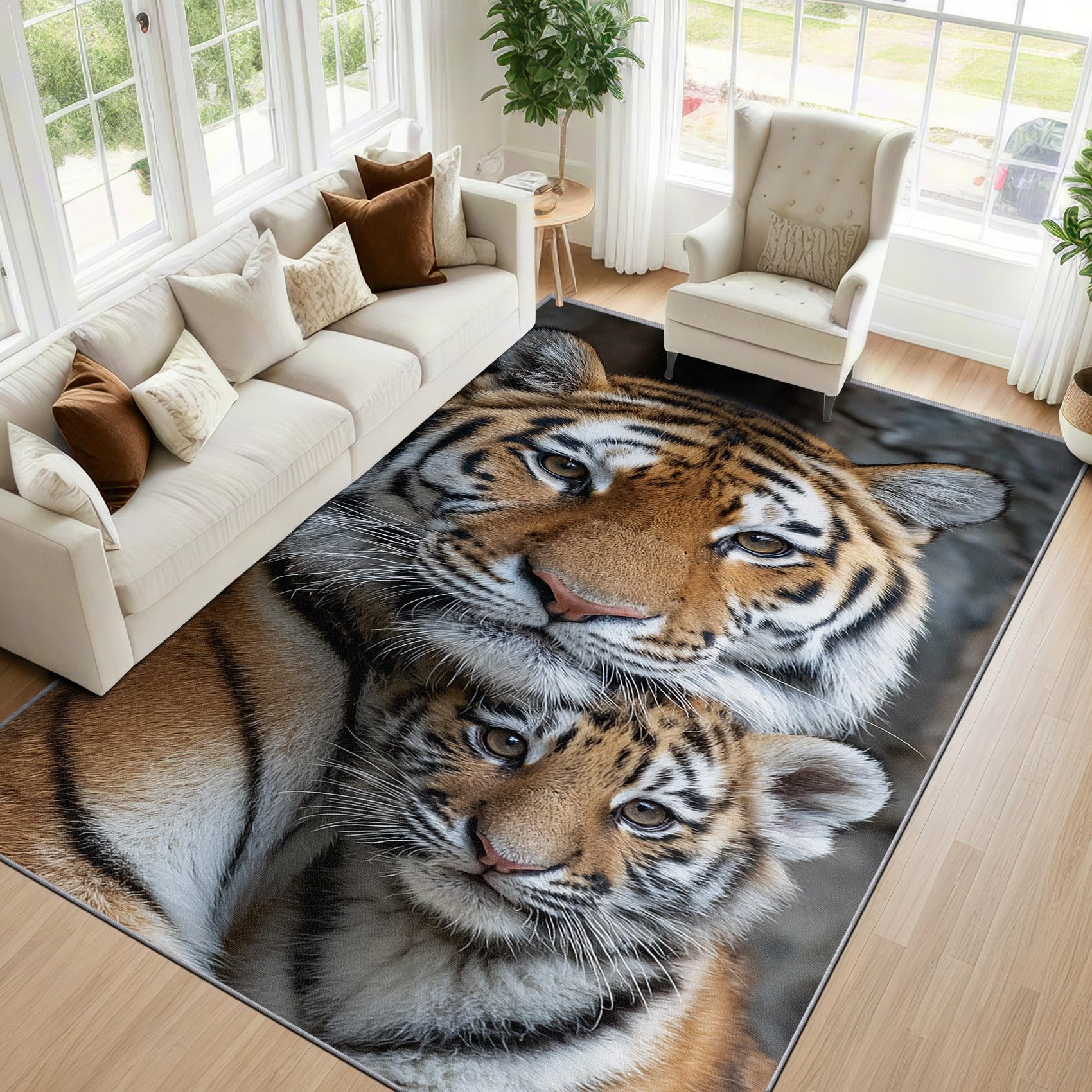 Mistela Tiger Teppich 200x300 cm Tiermotiv