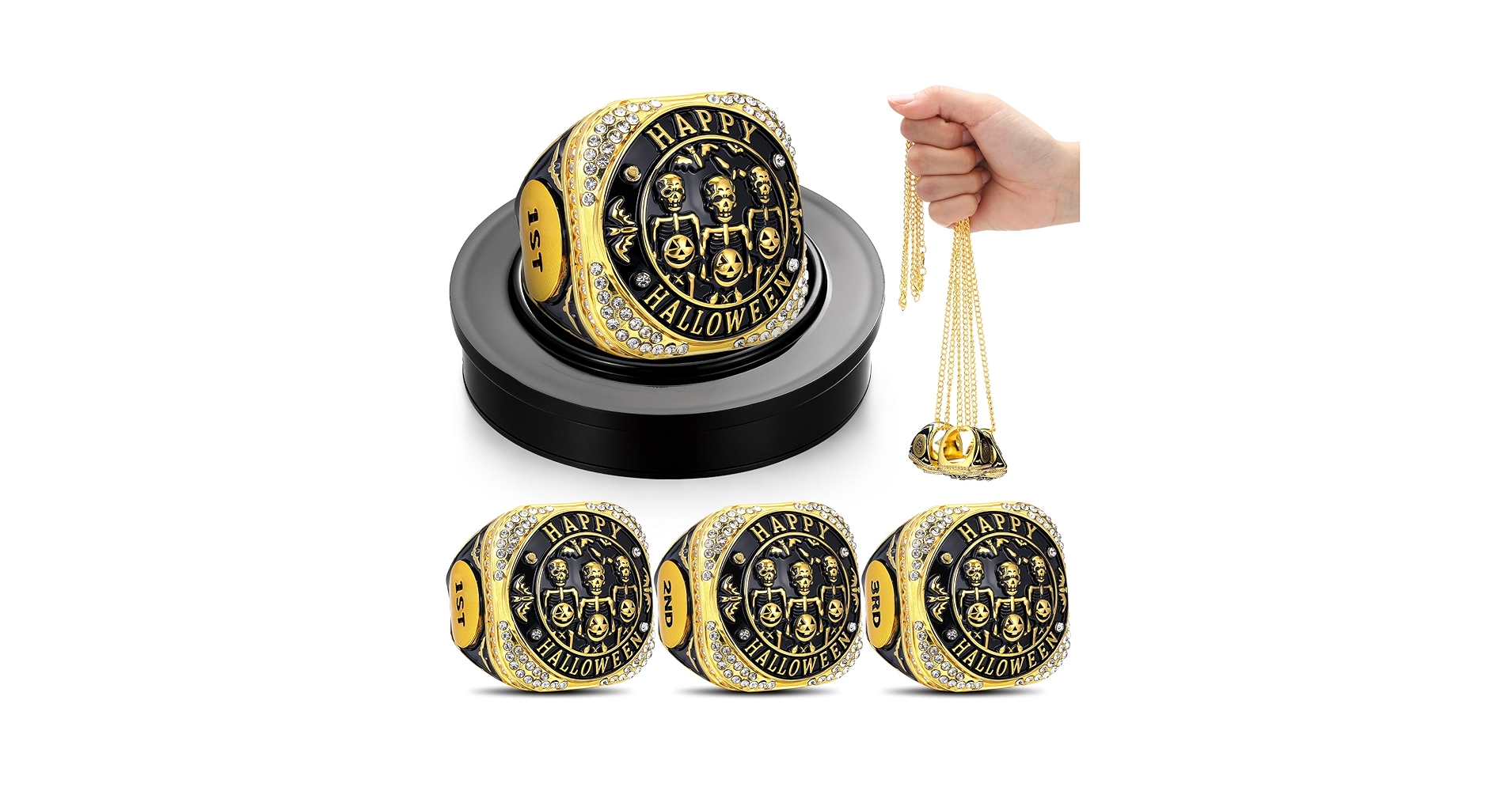 Amazon.com : Highergo 3 Set Halloween Skeleton Championship