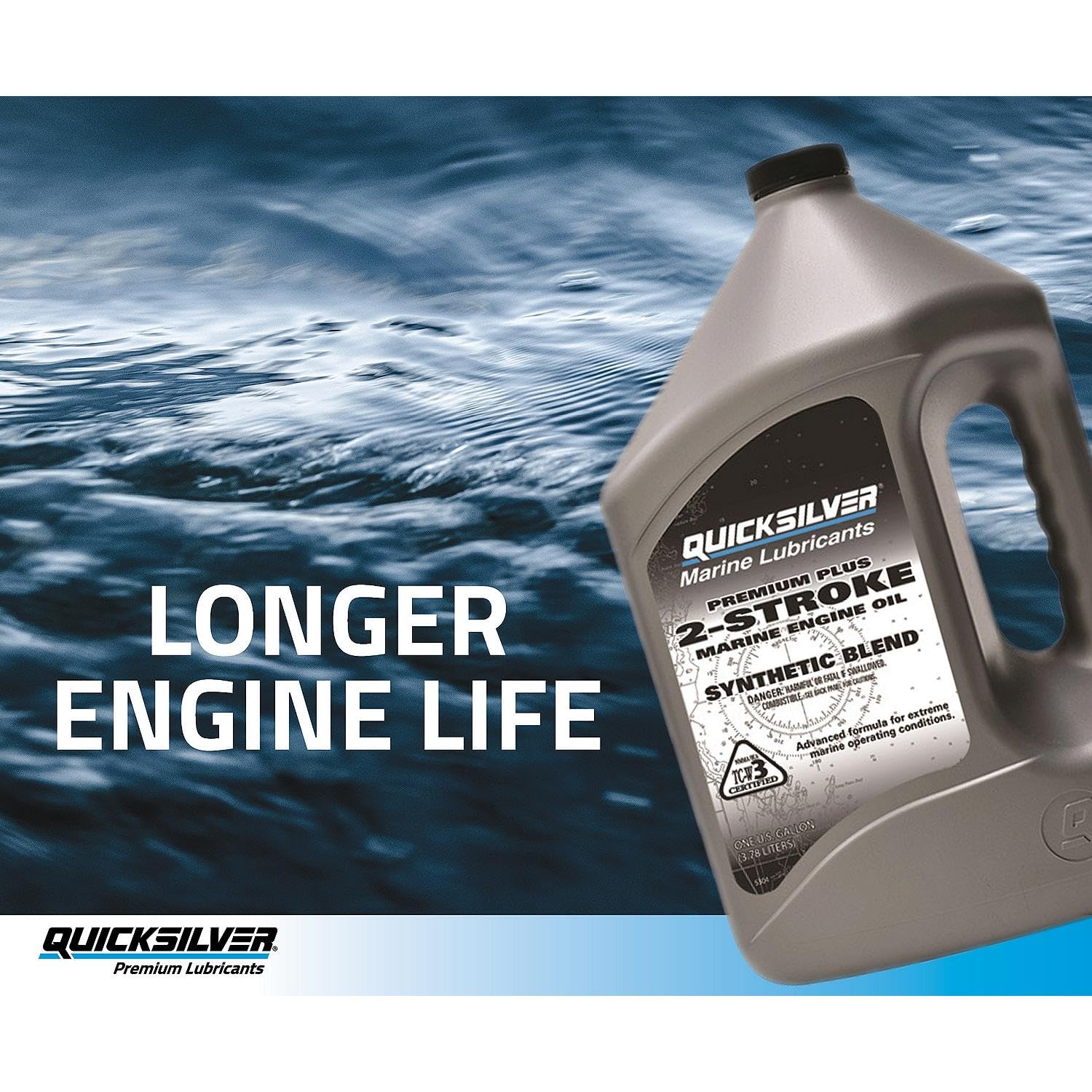 Amazon.com: Quicksilver Premium Plus - Aceite de motor marino de