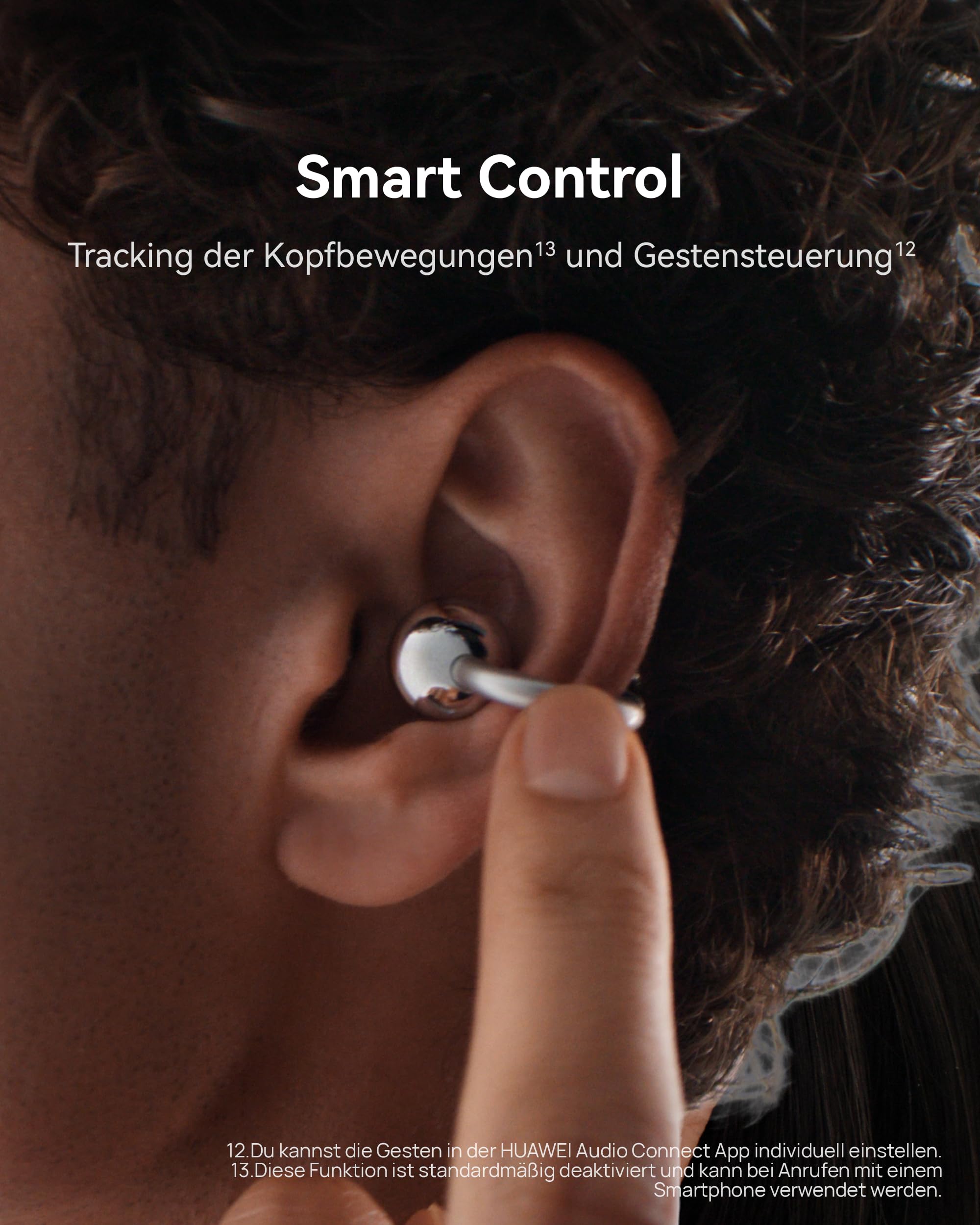 HUAWEI FreeClip 2 S Kabellose Kopfhörer, ganztägiger Komfort, 5,1 g, Silber | Adaptive Open-Ear-Technologie, Smart Control, Metallisch glänzendes Ladecase, IP 57, Kristallklare Anrufe, für iOS & Android