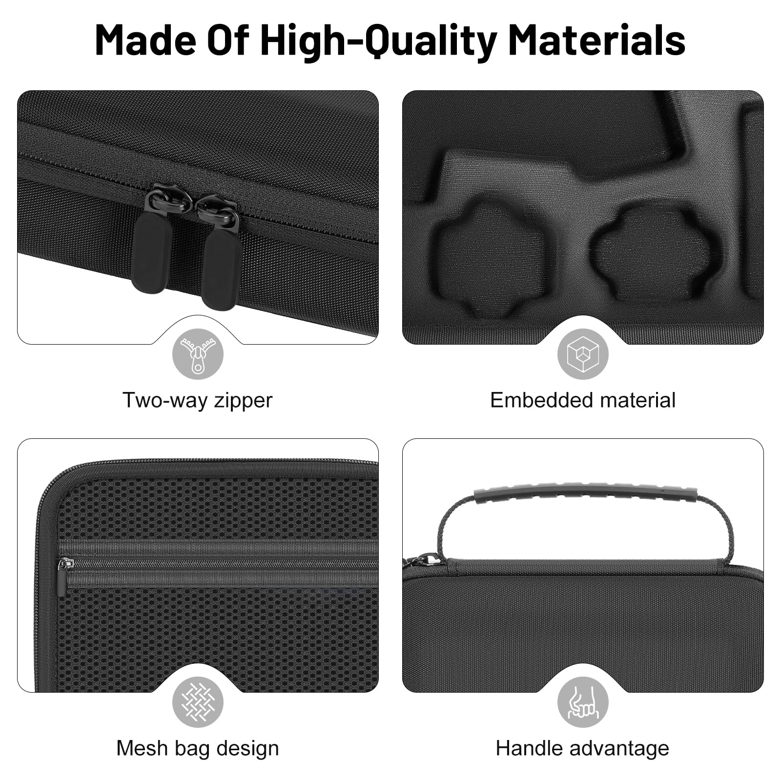 Étui Sac pour DJI Osmo Mobile 7P/8, Sac de Rangement Portable Compact pour DJI Osmo Mobile 7/7P/8 Vlog Combo