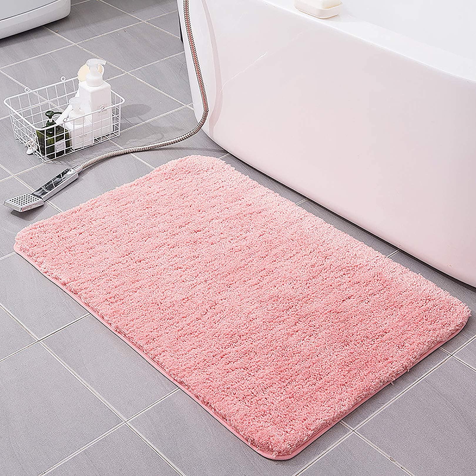 Tapis de bain absorbant lavable en machine pour sortie de douche