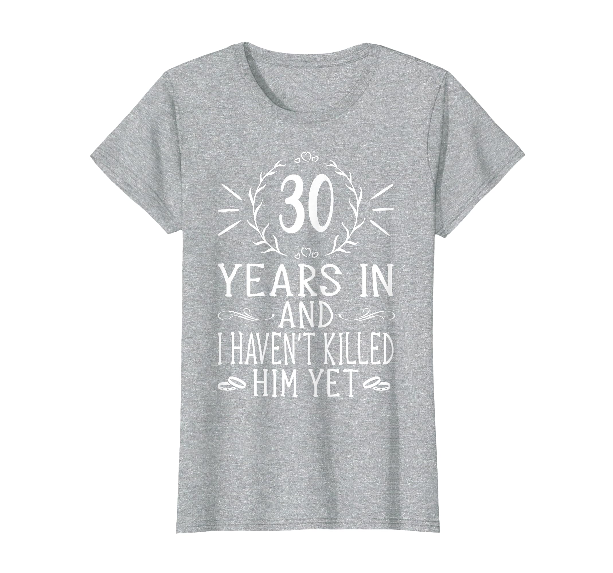 30th Wedding Anniversary Shirts For Her - 30 Years Marriage T-Shirt