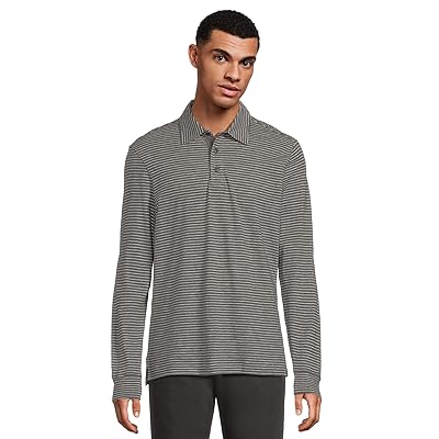 Faherty Long Sleeve Sunwashed T Shirt Polo Men