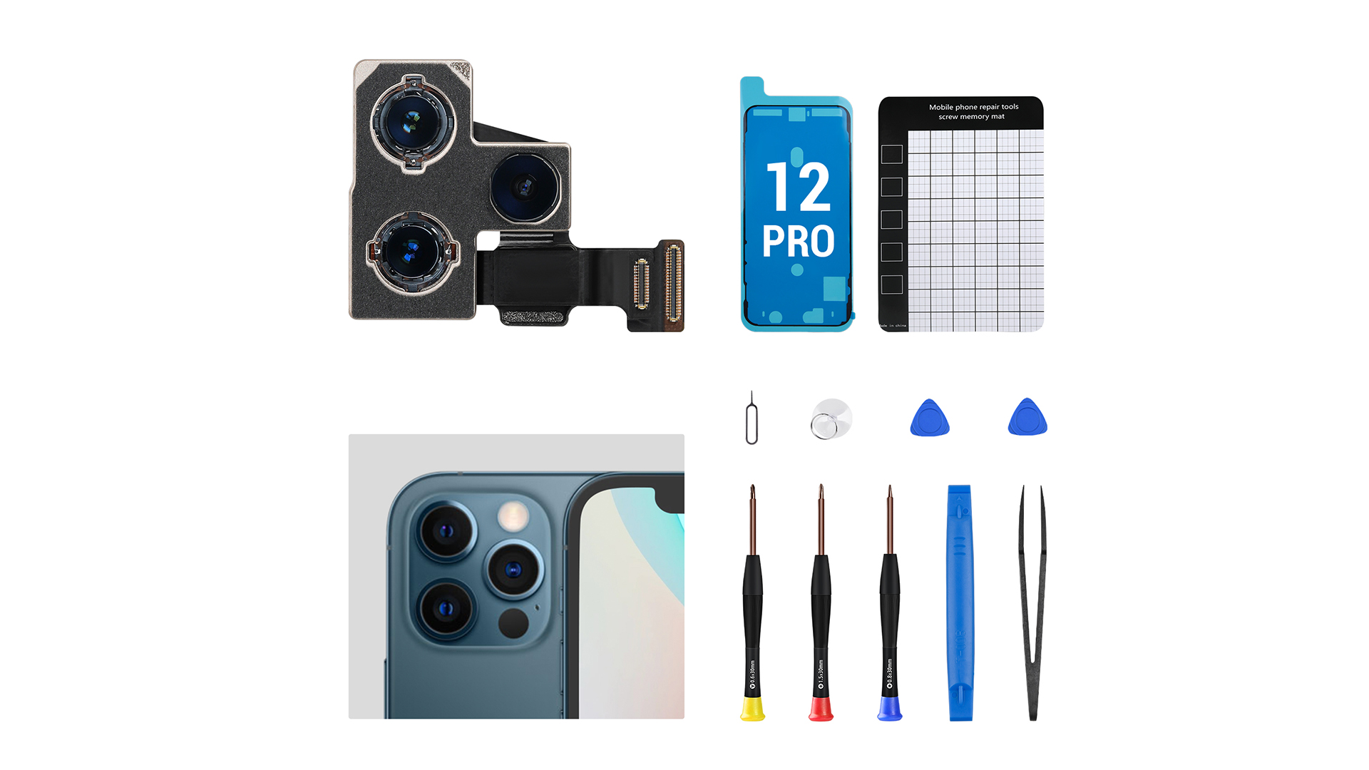 iPhone 12Pro ,12, Xr, X,7,6 6台セット ジャンク Amazon.com: CYKJGS for iPhone 12 Pro Main Rear Back Camera