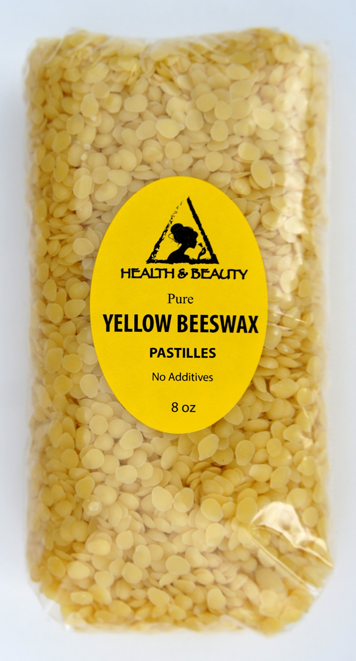 1 LB (16 Oz) Organic Yellow Beeswax Pastilles – Pure Bees Wax For Crafts, Cosmetics, Candles