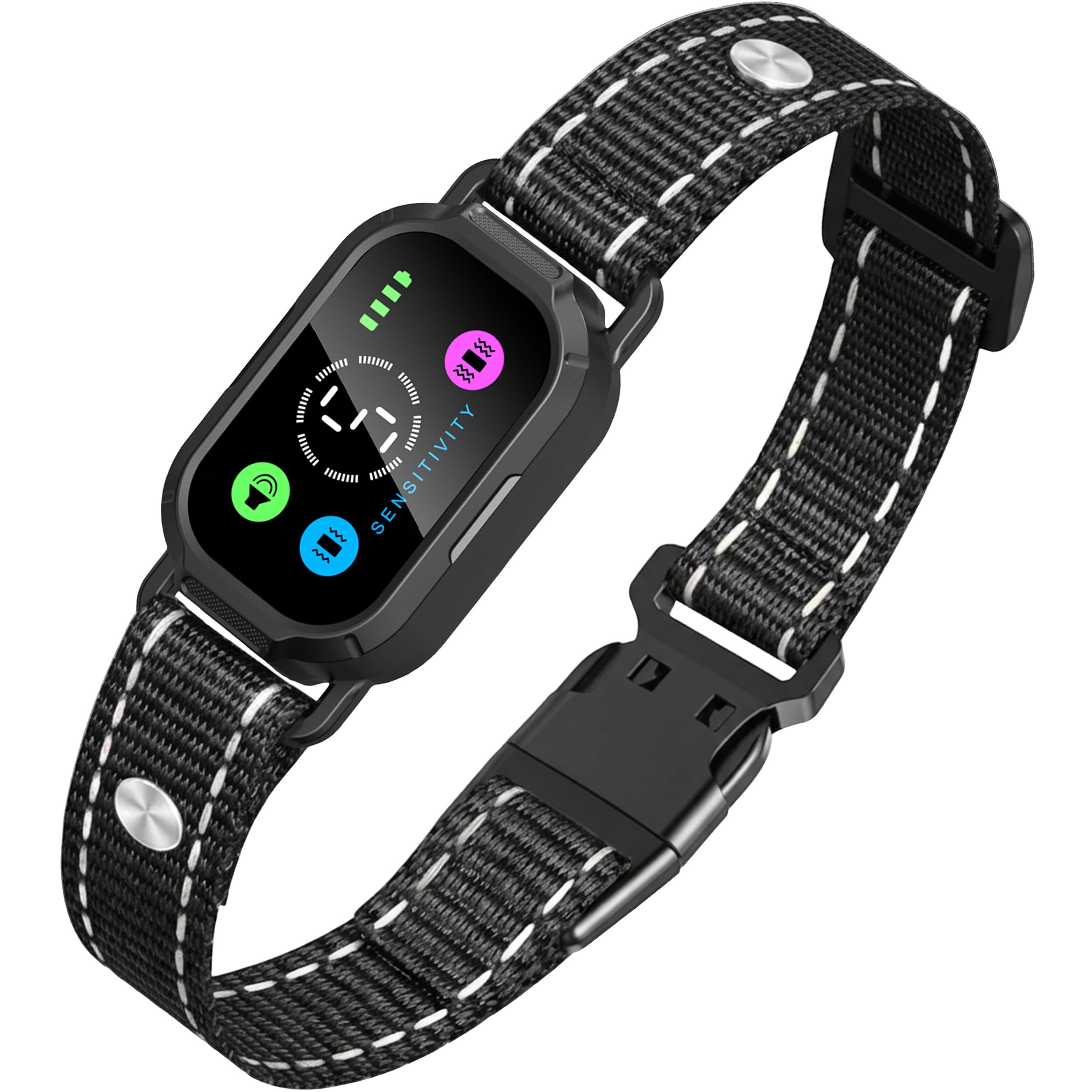 2 en 1 Collar Adiestramiento Perros y Collar Antiladridos con Mando a Distancia – Automático y Manual – Sin Descarga Eléctrica – Modo Pitido, Vibración Progresiva – Impermeable IP67