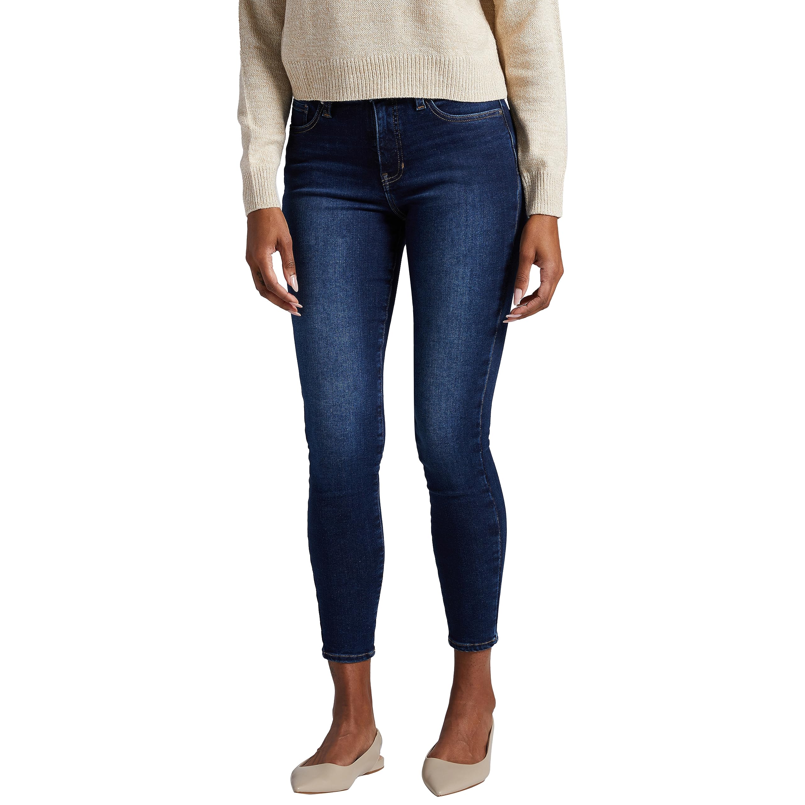 JAG Jeans Women's Forever Stretch Fit High Rise Skinny Jeans-Legacy