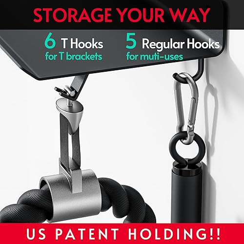 Miniatura 4 de Estante flotante de 1 nivel compatible con accesorios tonales, estante de almacenamiento de gimnasio en casa, organizador de montaje en pared para