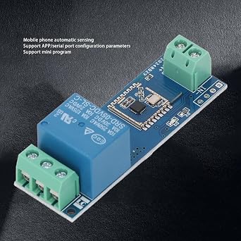 Bluetooth Relay Module, DC5-35V Mobile Phone Bluetooth Proximity Switch, Remote Control Switch Relay Module Unlock Automatic Sensing Smartphone