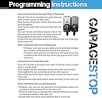 Vista 3 de Sensor de seguridad para 41A5034 Liftmaster Sears Chamberlain Craftsman Abridor de puerta de garaje con soportes (1 puerta)