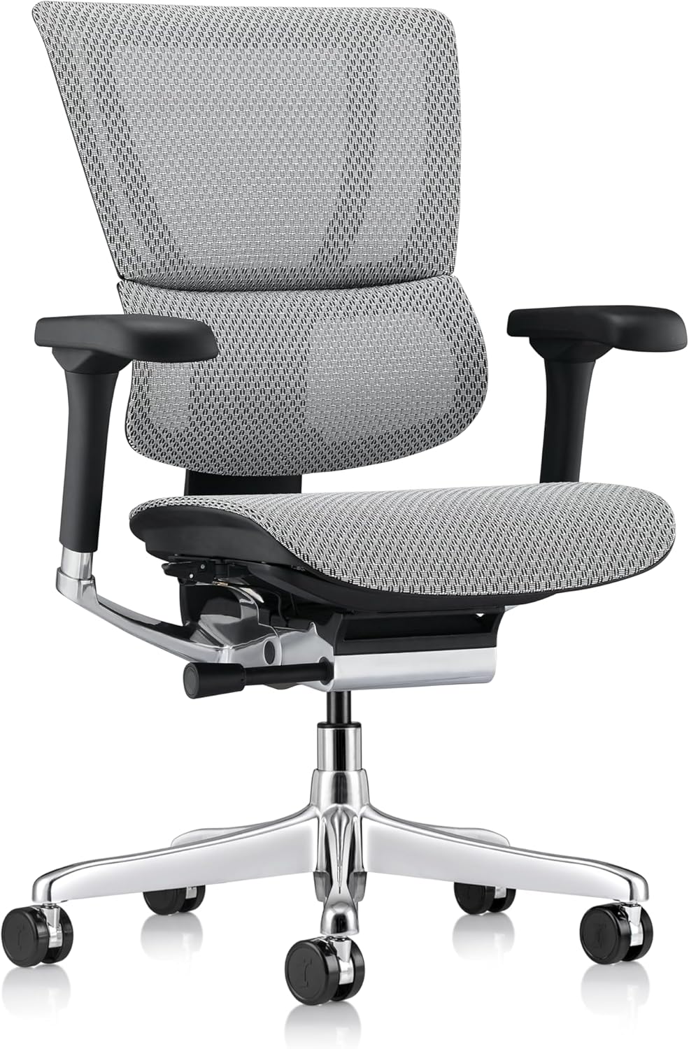 Ergohuman Eurotech ME3ERG-XTREME Mid Back Mesh Office Chair with Tilt Tension Control, Tilt Lock, Back Angle, Back Height, Synchro Tilt, Seat Height, Seat Depth, and Arm Height Adjustments, Grey - Image 1 of 7
