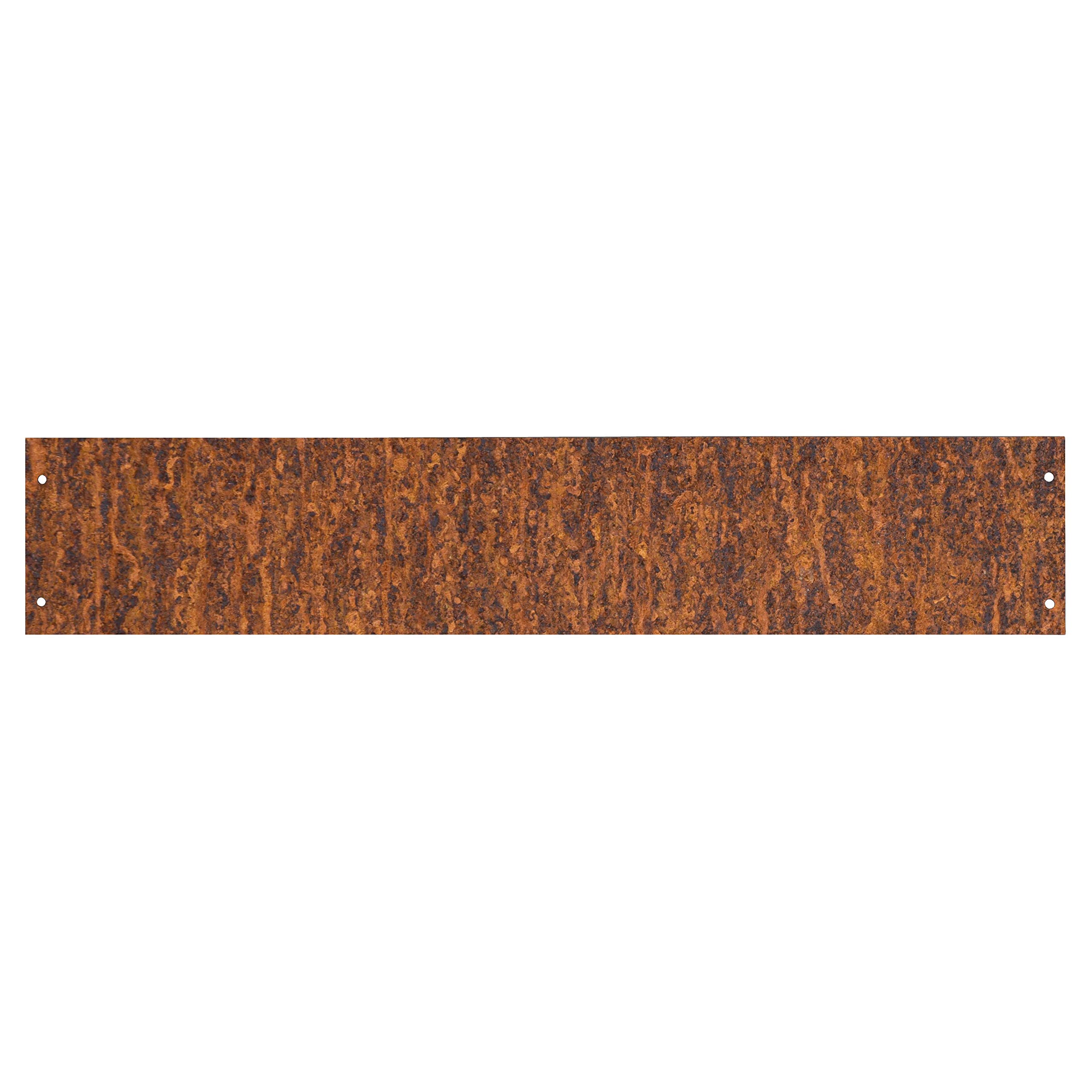 ESTEXO Beeteinfassung Aus Cortenstahl – 105x105x19 Cm, Edelrost-Optik, Witterungsbeständig