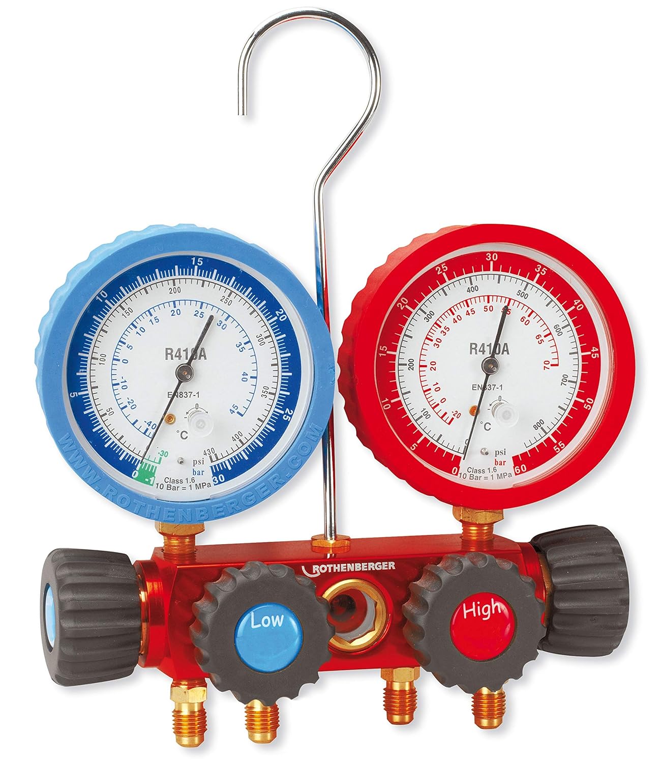 Rothenberger 100001426 2Way Pressure Gauge R410ar32
