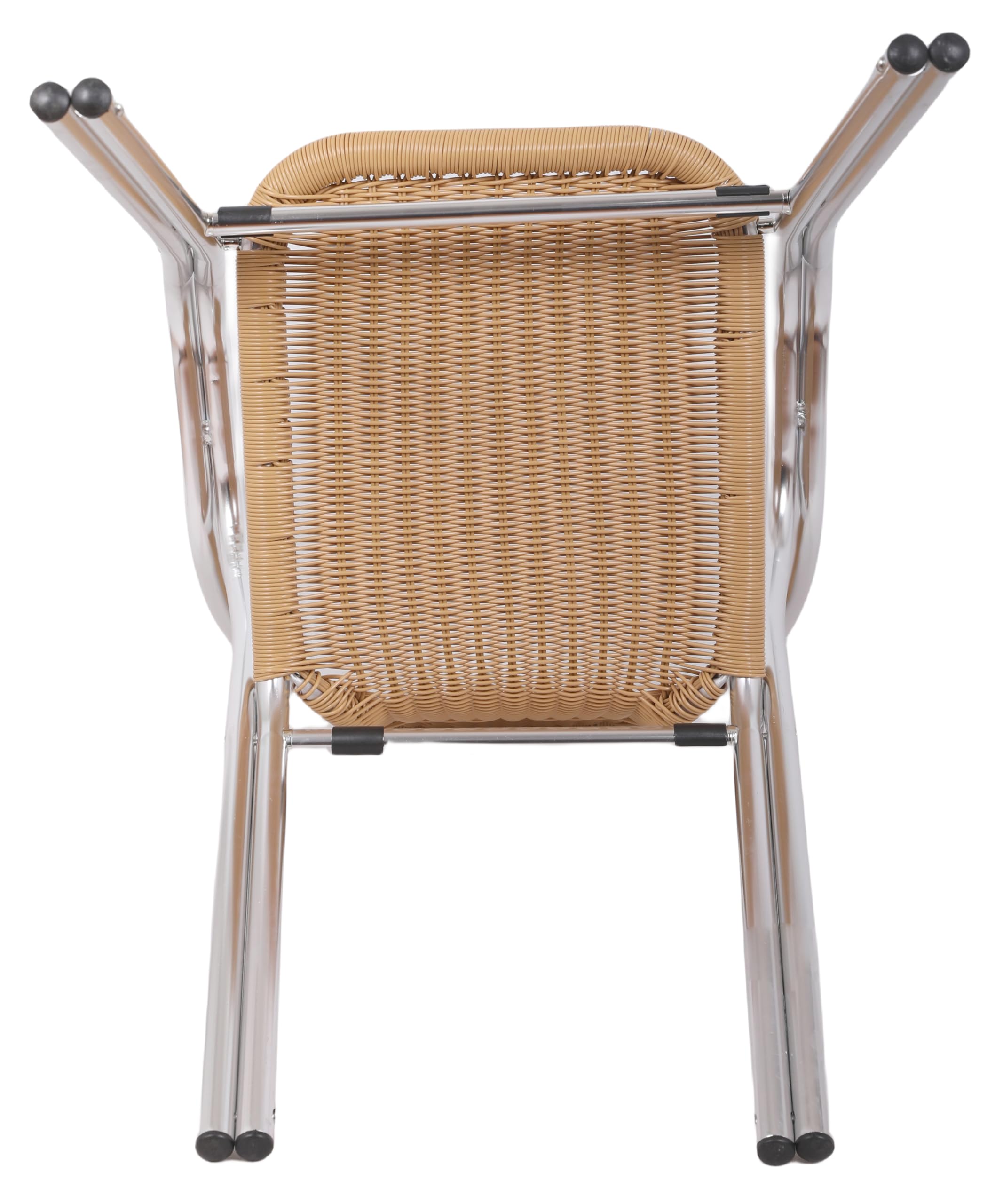 METRO Professional Chaise Gastro Empilable avec Accoudoirs Narni, Aluminium, 60 x 53 x 74 cm (Beige)