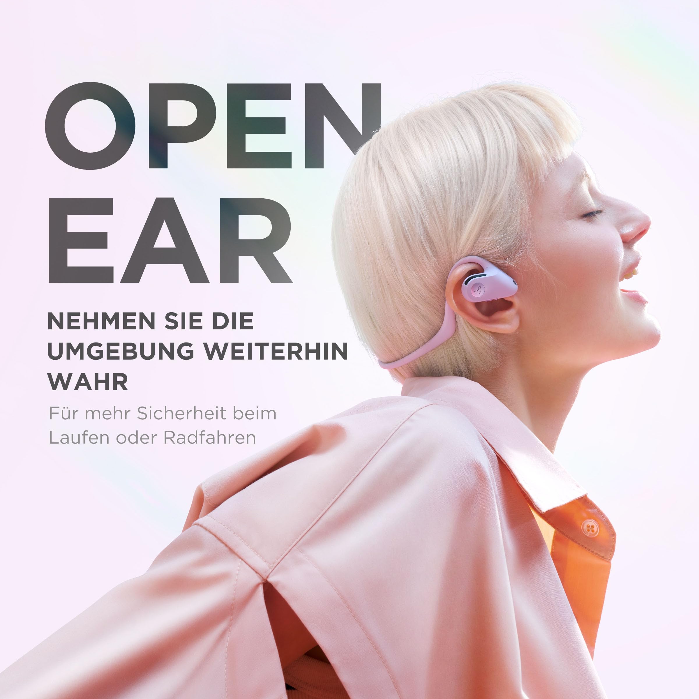Libratone UP Open-Ear Sportkopfhörer Ultraleicht Bluetooth IP57 - Blau