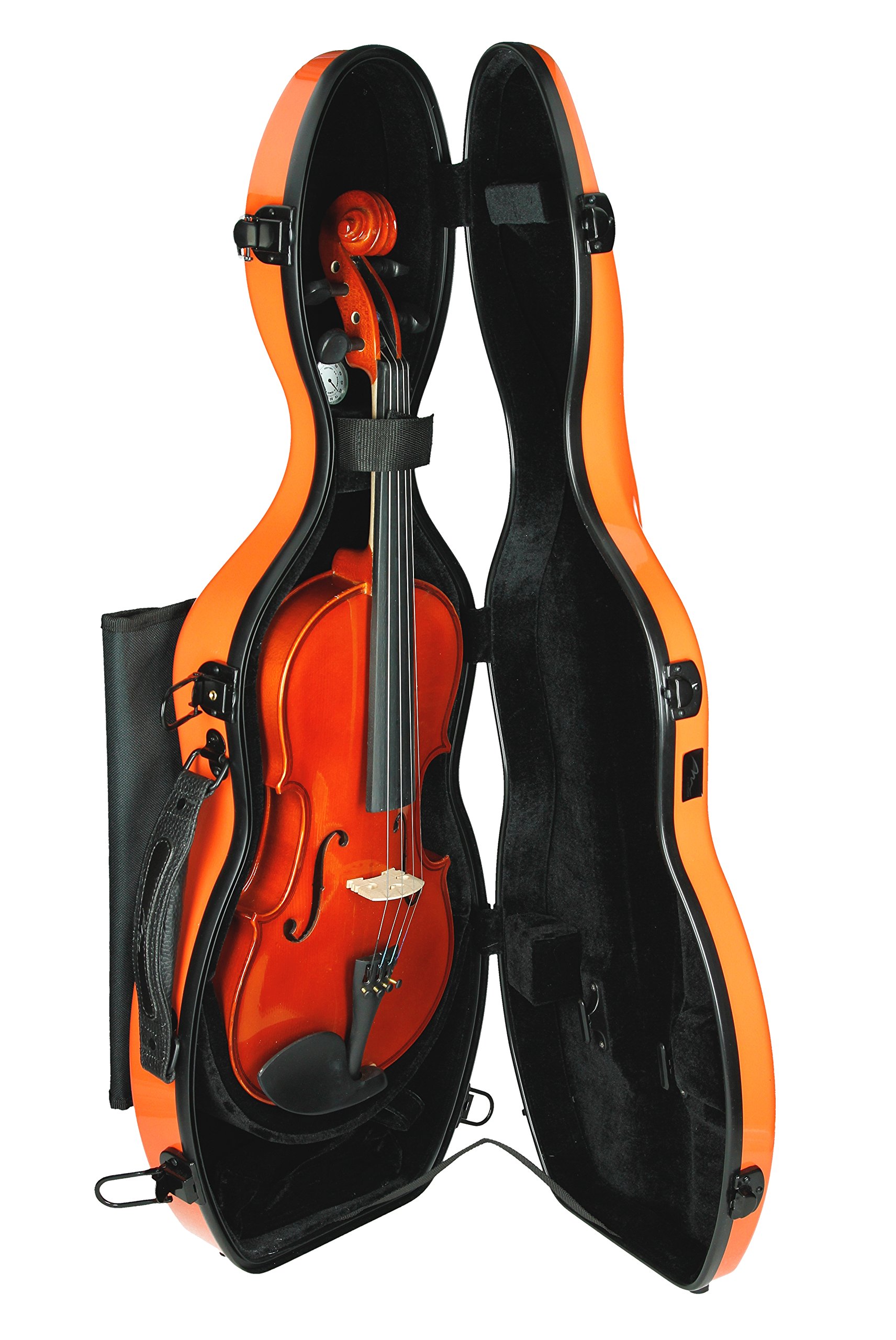 Custodia per violino in fibra di vetro Ultra light 4/4 Arancione M-Case