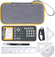 Vista 5 de Khanka Stroage - Funda para calculadora gráfica de color Texas Instruments TI - 84 Python/TI-83 Plus/TI-84 Plus/TI-84 Plus CE Color Graphing, solo