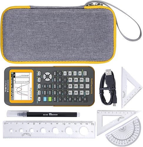 Miniatura 5 de Khanka Stroage - Funda para calculadora gráfica de color Texas Instruments TI - 84 PythonTI-83 PlusTI-84 PlusTI-84 Plus CE Color Graphing, solo